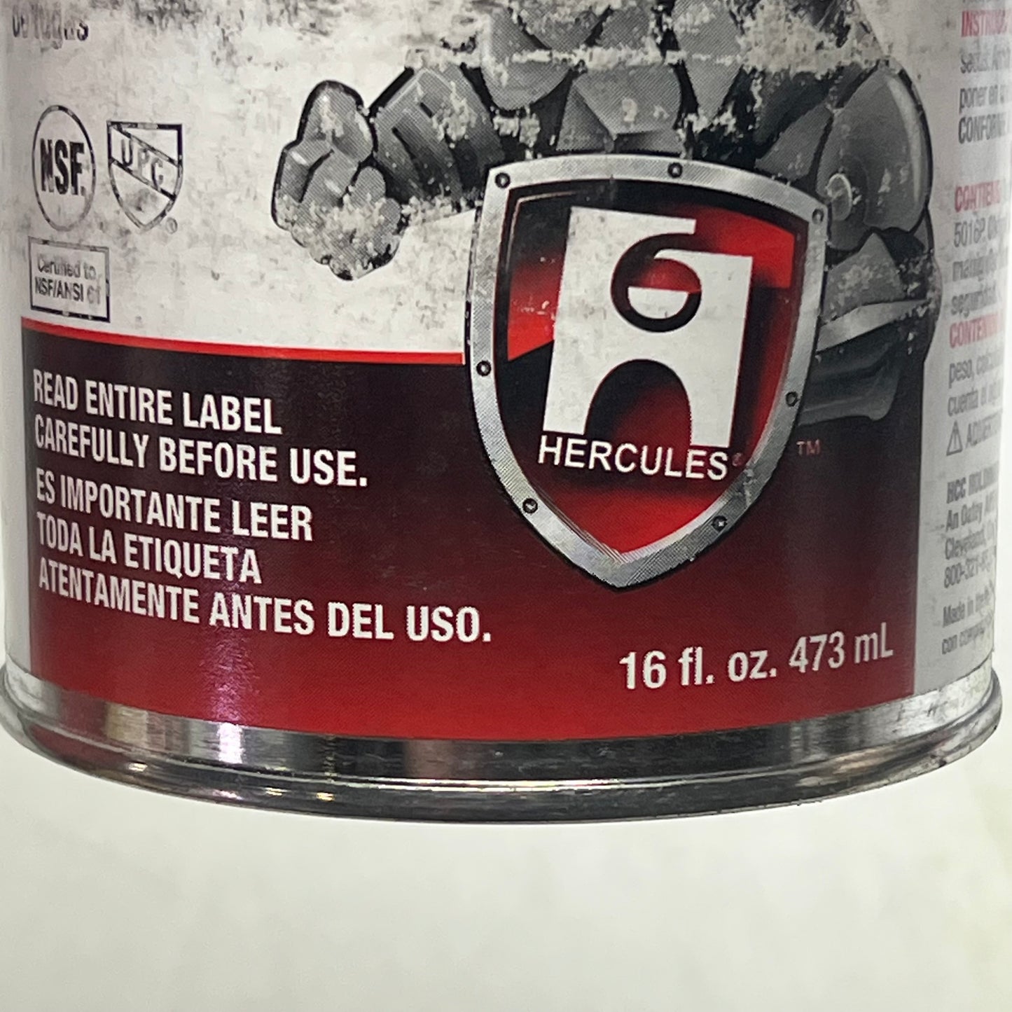 HERCULES REAL-TUFF PTFE Paste Thread Sealant Leak-Proof Joints 16 Oz White 15625