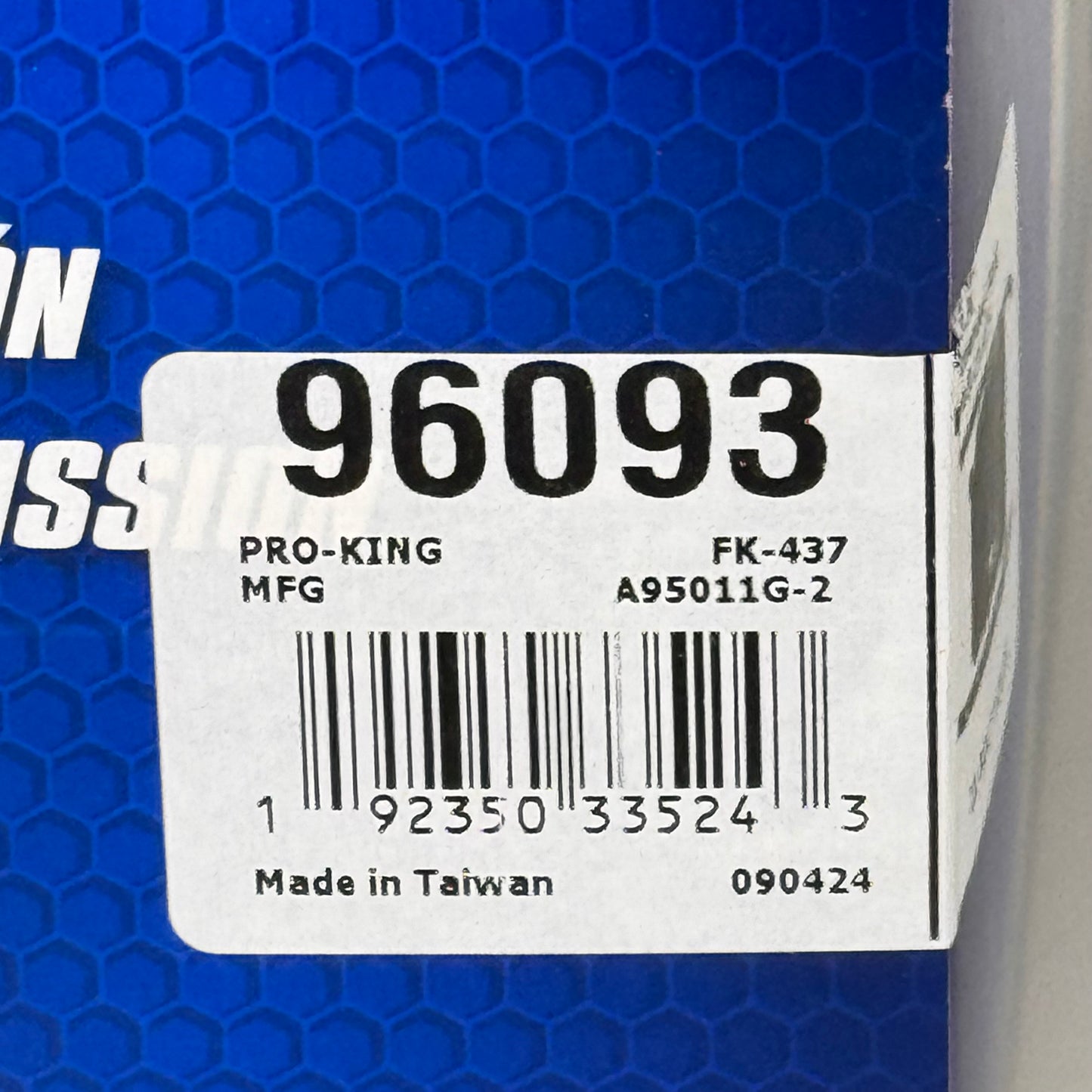 CARQUEST Transmission Filter Kit 2 Piece Rubber Gasket w/ Pan OE Fit 96093