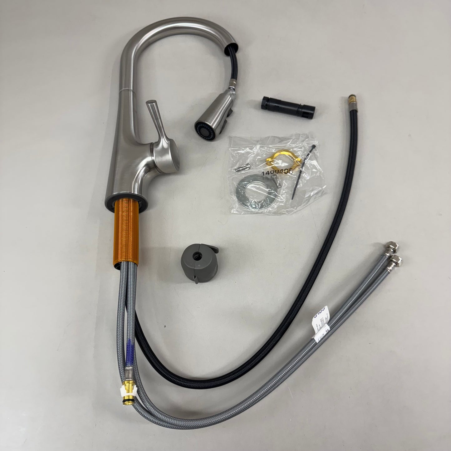 KOHLER Tempered Pulldown Kitchen Faucet Vibrant Stainless Steel 24661-VS