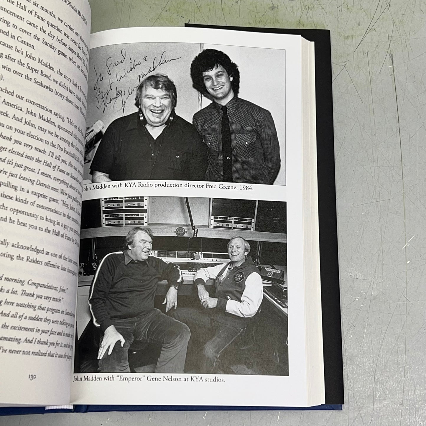 MORNINGS WITH MADDEN My Radio Life W/An American Legend By Stan Bunger Hardback