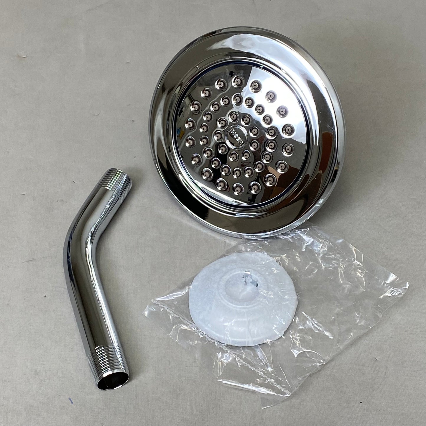 MOEN (3 Piece) Wynford Posi-Temp Shower Trim Kit 7.88"x7"x7" Chrome T4502