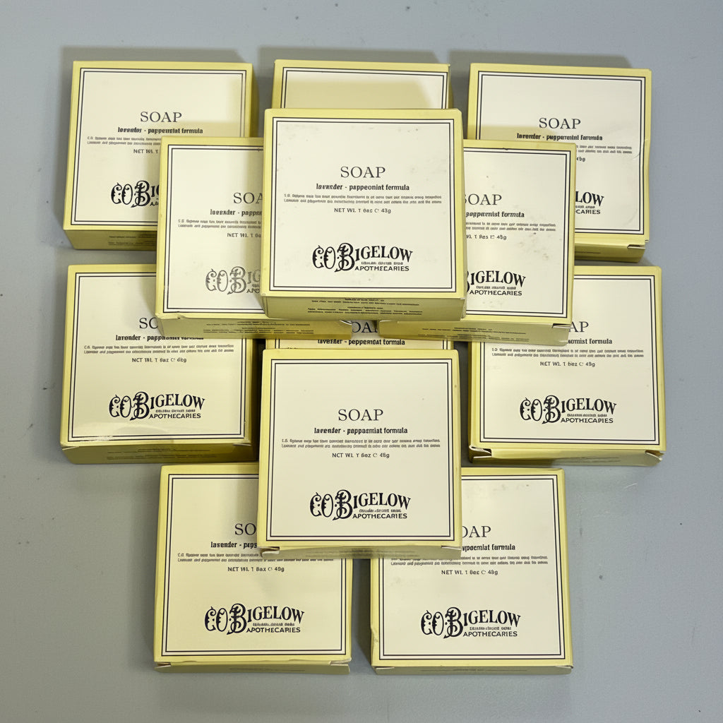 C.O. BIGELOW APOTHECARIES (12 PACK) Lavender Peppermint Formula Bar Soap 1.6oz