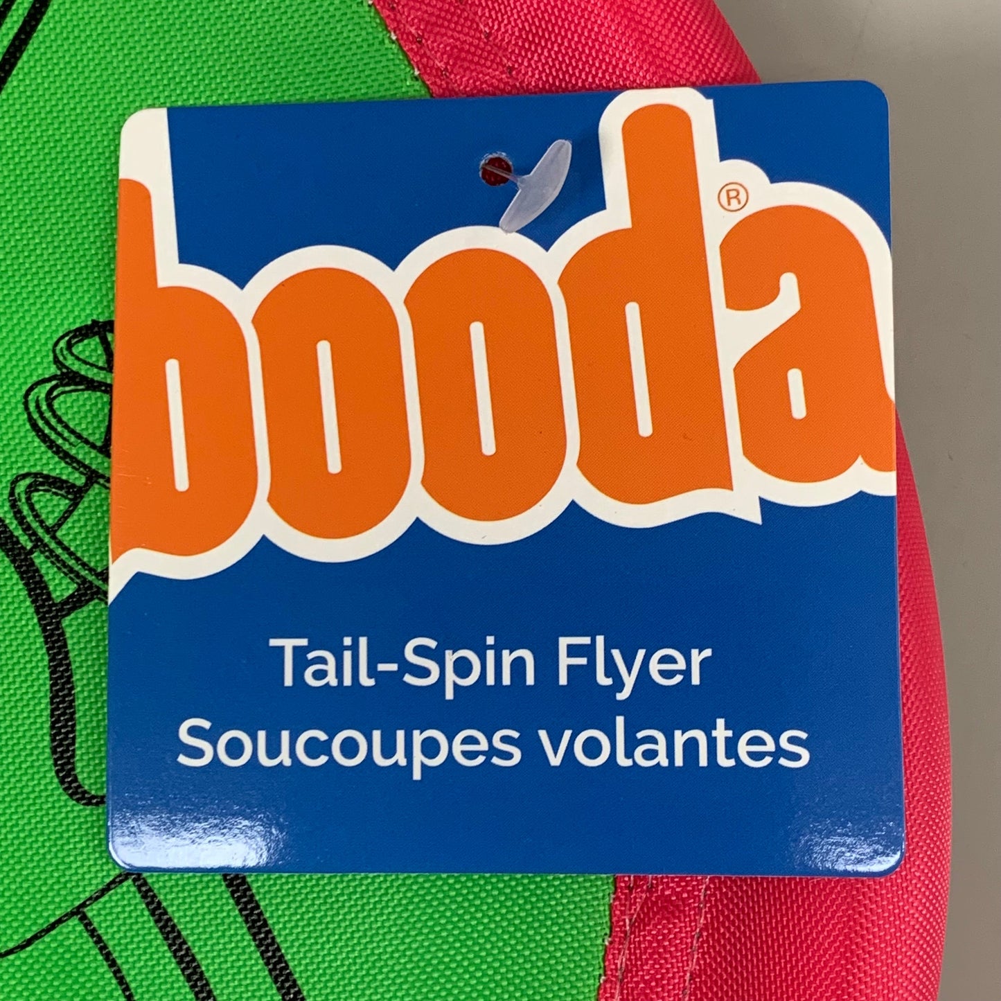 ZA@ BOODA Flexible & Durable Tail Spin Flyer Big Daddy 12" Pink/Green 07012 B