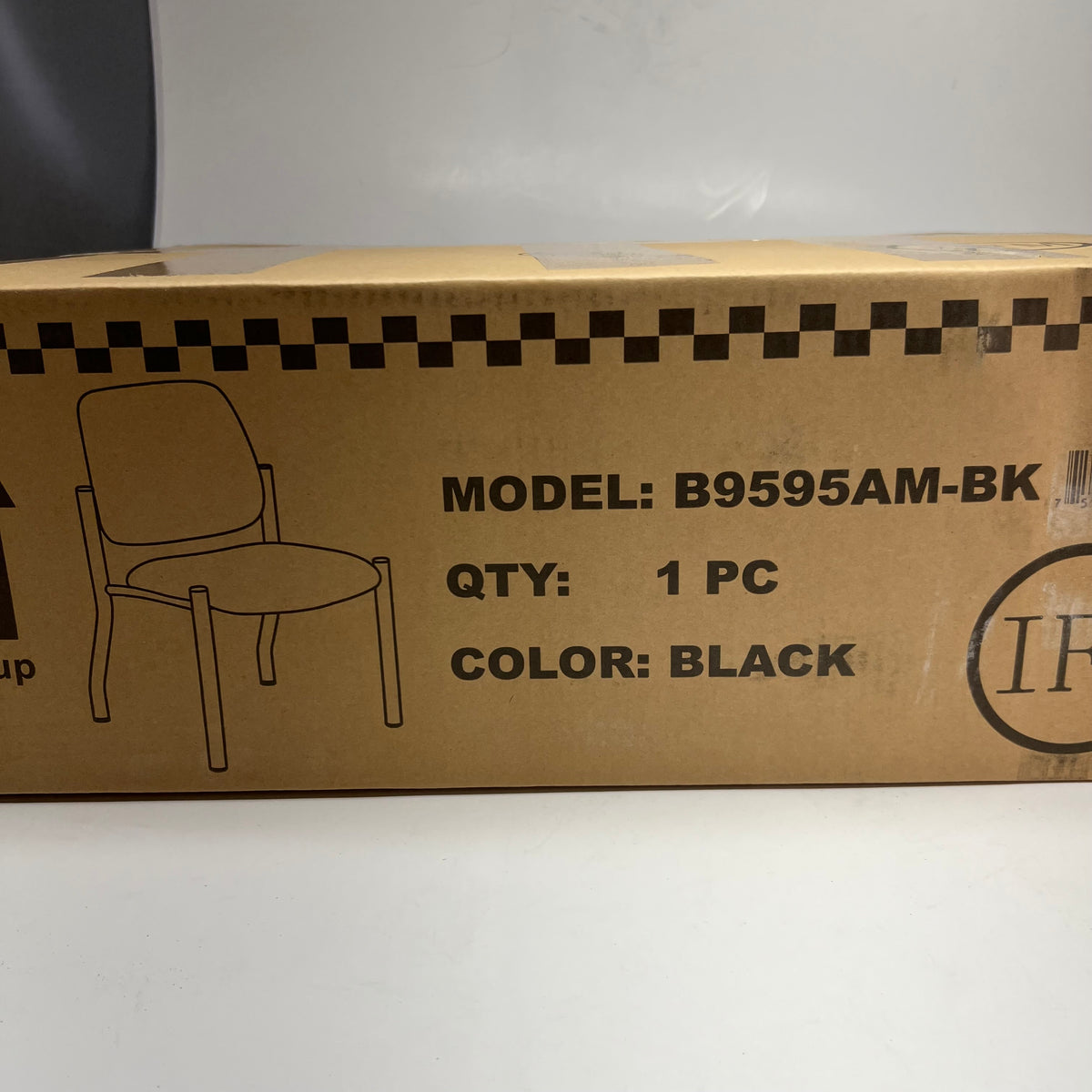 BOSS Frame Chair Sz 22"L x 22"W x 32.5"H - Black B9595AM-BK