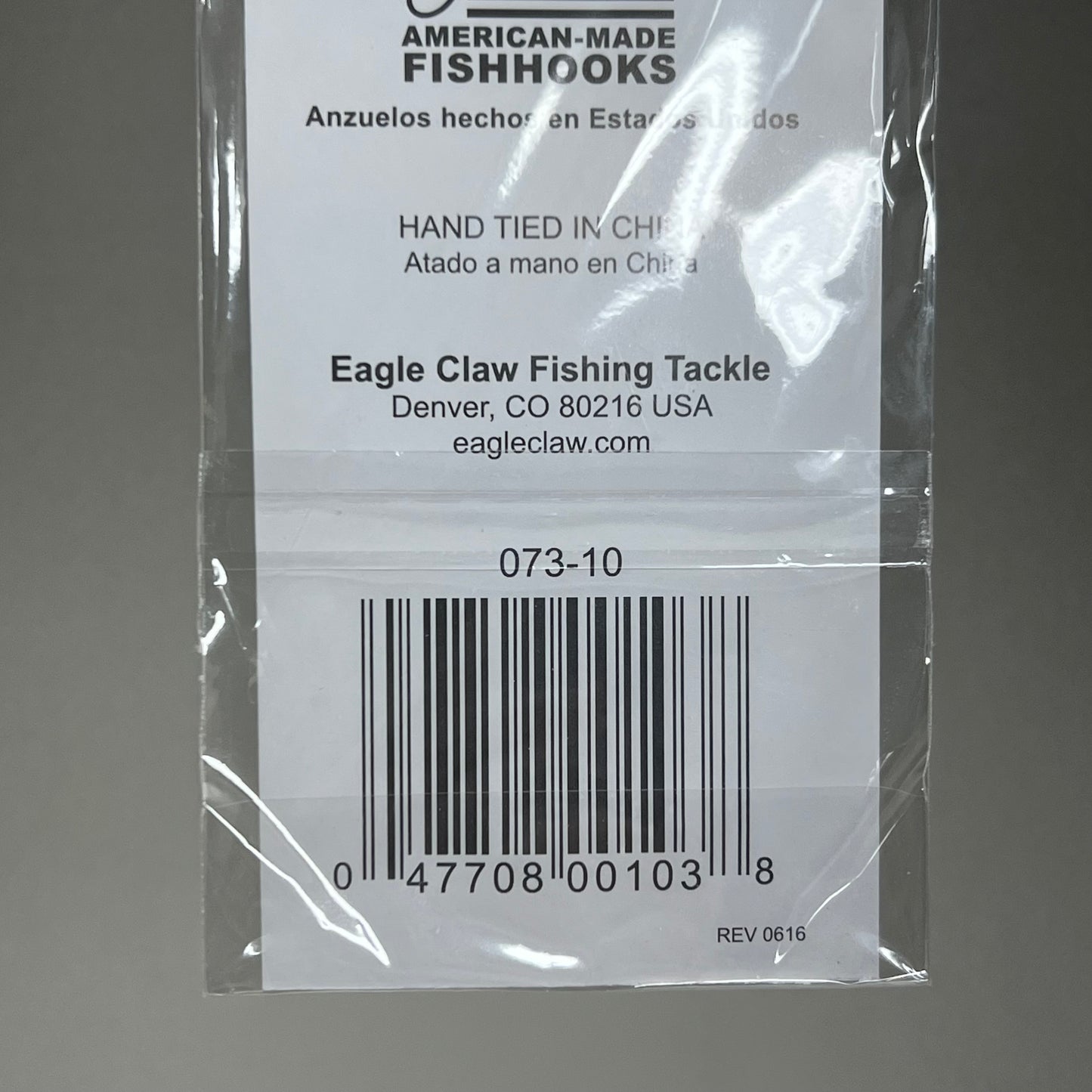 EAGLE CLAW (3 PACK) Salmon Egg Sliced Hook Snell Carbon Steel Gold #10 6pc 073-10