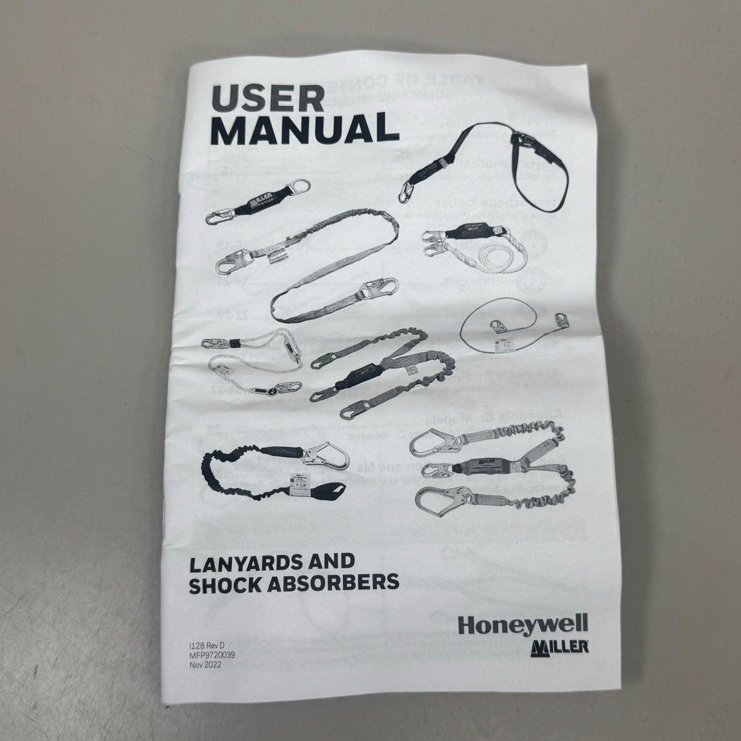 HONEYWELL Lanyard Adjustable High Performance 310 lb Cap 6ft 210TWLS-Z7/6FTGN