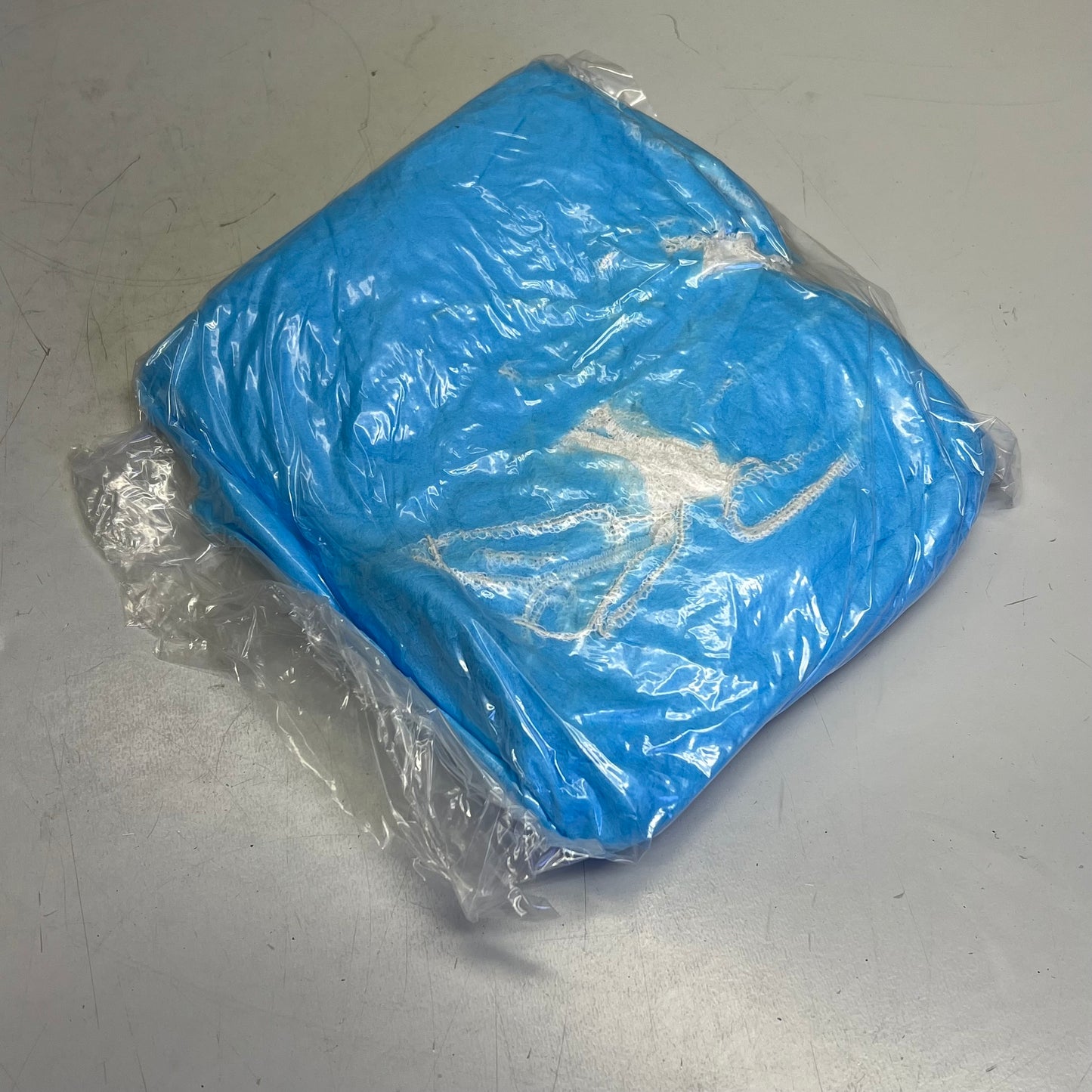 CELLUCAP (1000 PACK) Disposable Polypropylene Beard Covers 21" Blue BP4RBL