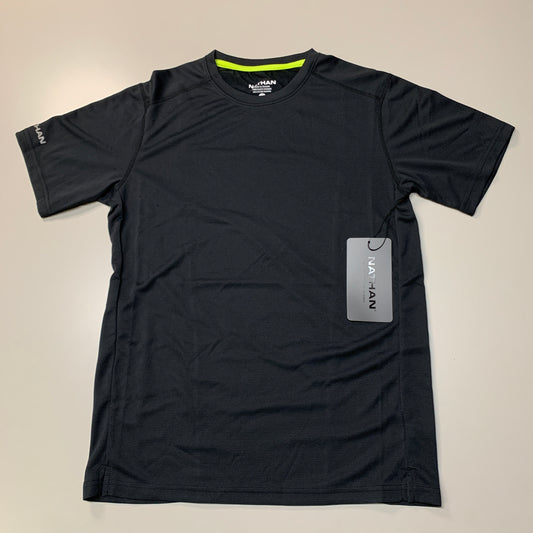 NATHAN Raise Short Sleeve Shirt Tee 2.0 Men's Black Size Small NS50880-00001-S
