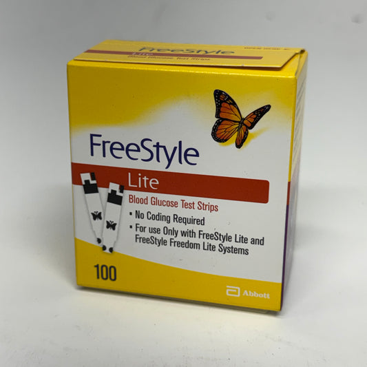 FREESTYLE (100 Strips) Blood Glucose Test Strips BB 02/28