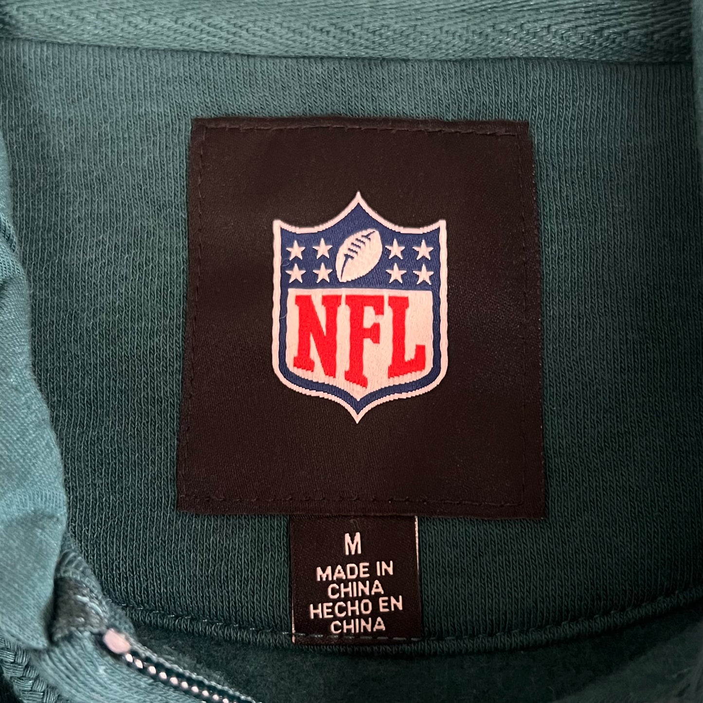 NFL (2 Piece) G-III Sports By Carl Banks Philadelphia Eagles T-Shirt & Full-Zip Hoodie Set Men's Sz M Black/ Green