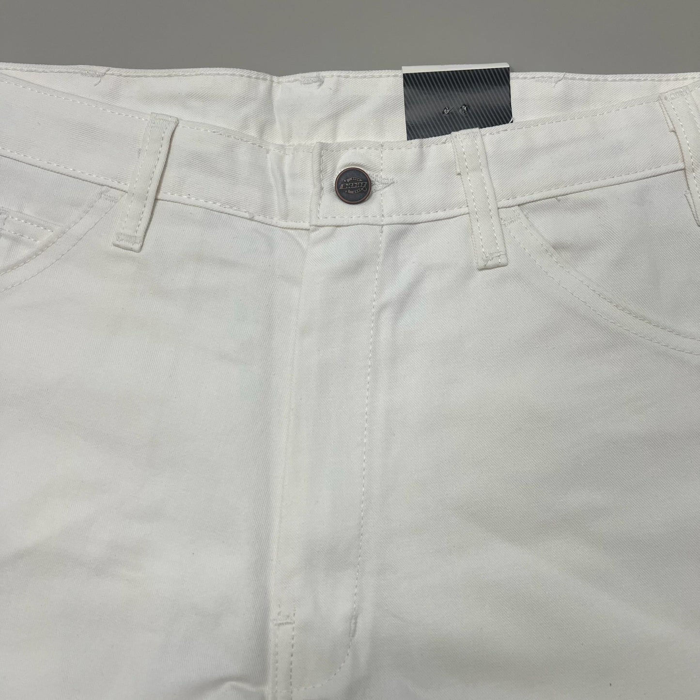 DICKIES Straight Leg 9 Pocket Painters Pant Relaxed Fit Men's 32X30 White 1953WH