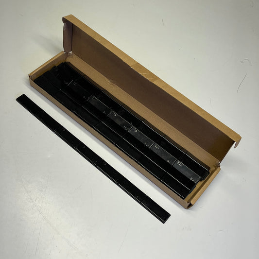 ZA@ (1 BOX, 16 STRIPS) Adhesive Wheel Weight Low Profile 1oz Black FE-1000BET