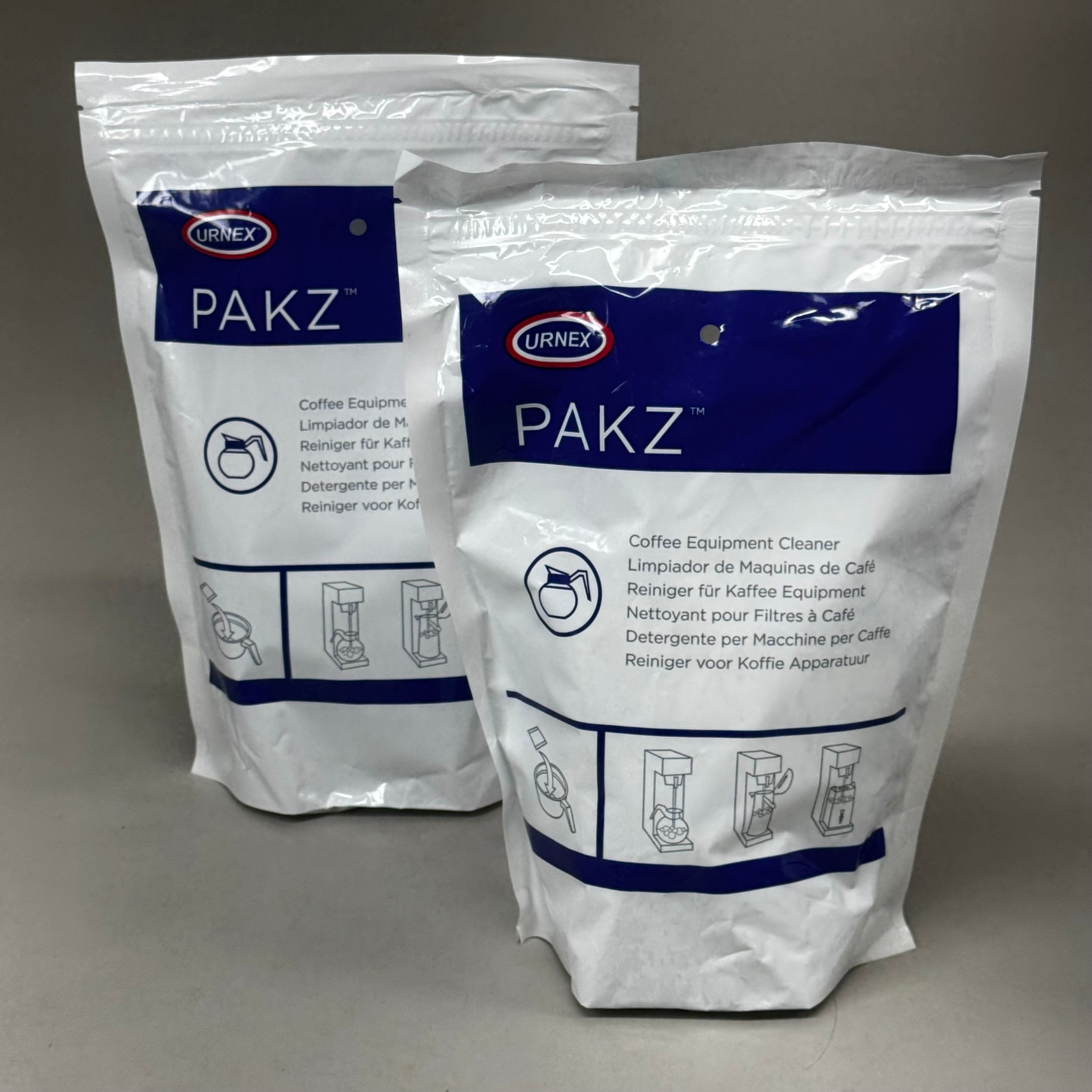 ZA@ URNEX (2 PACK, 20 PACKETS EACH) Pakz Coffee Equipment Cleaner 13-P ...
