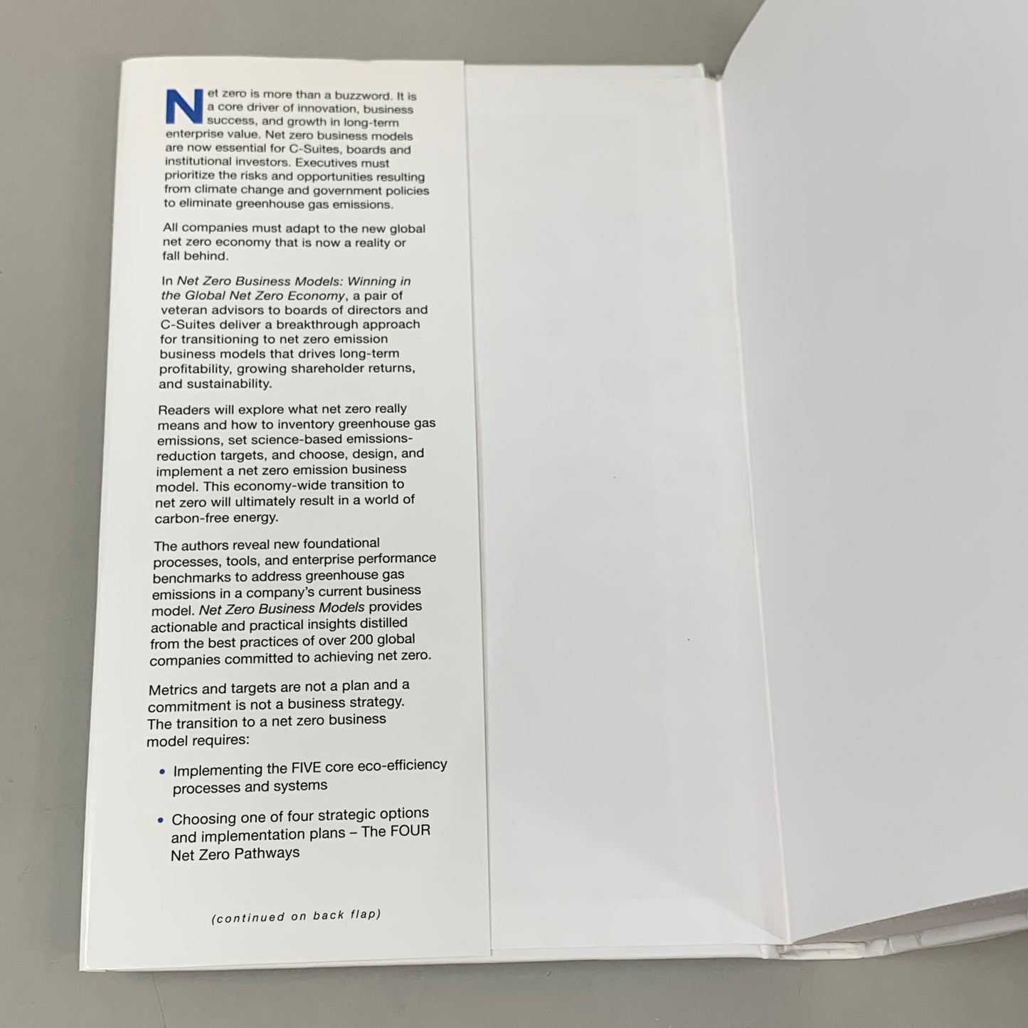 WILEY John Motgomery & Mark Van Clieaf; Net Zero Business Models 416 PAges