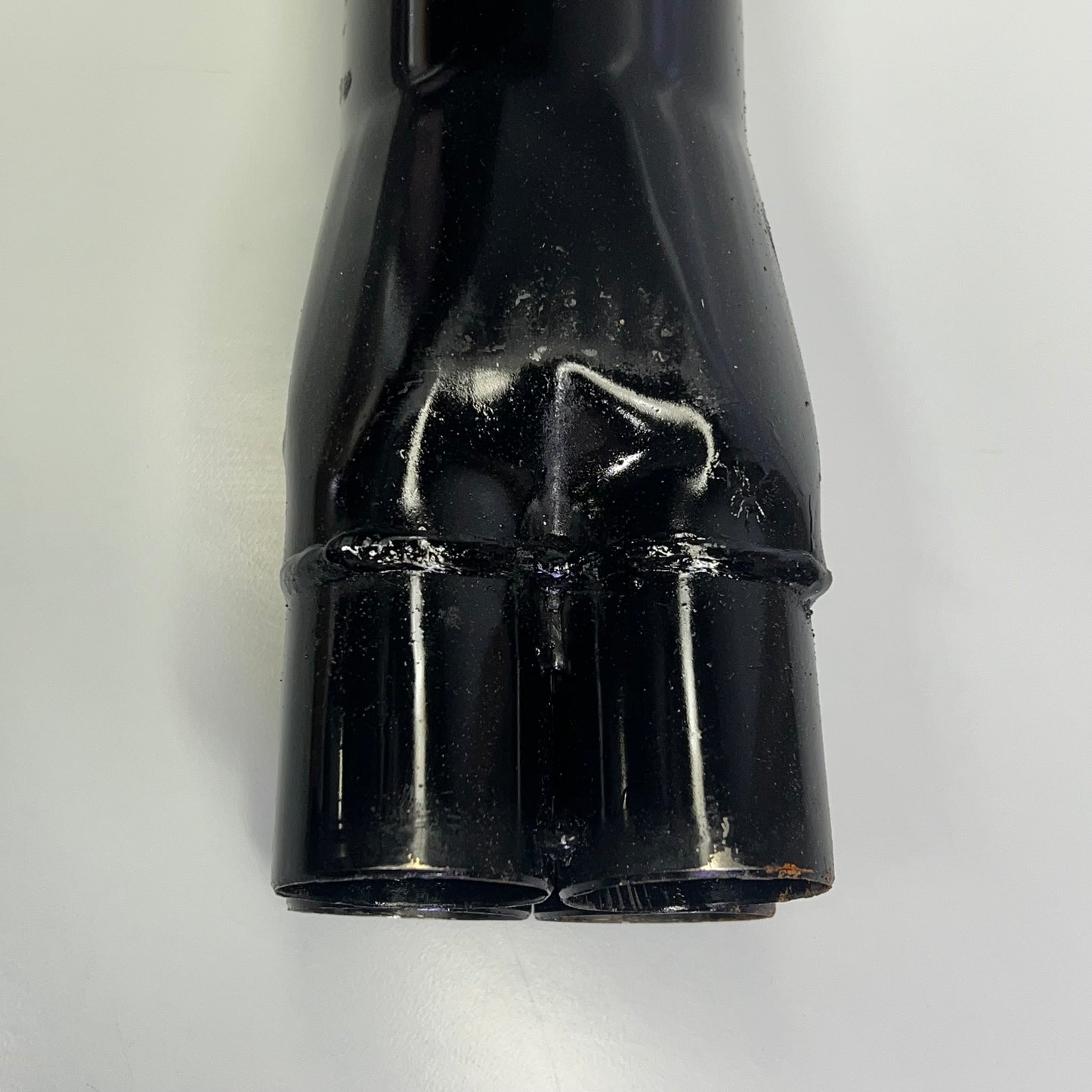 SCHOENFELD Steel Slip-On Collector 1-7/8 3-1/2" Outlet 9" Long Black SCHSO83541