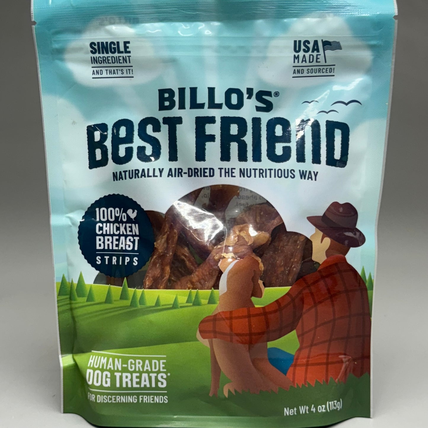 ZA@ BILLO’S BEST FRIEND (4 PACK) Chicken Breast Strips 4 oz Each BB 10/24