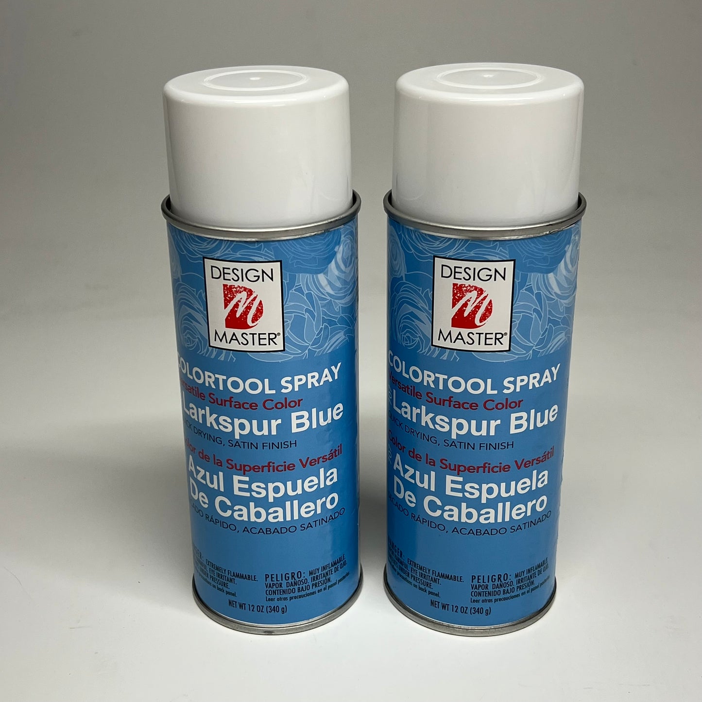 DESIGN MASTER (2 PACK) Colortool Spray Surface Color 12oz Larkspur Blue 707