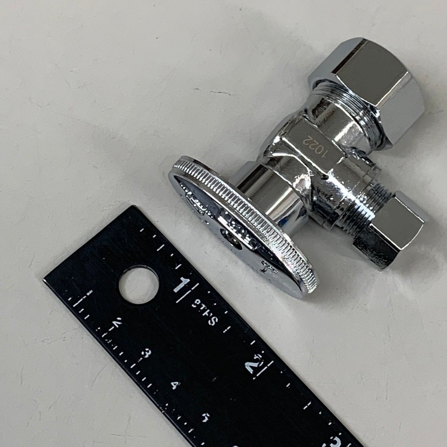 OATEY (2 PACK) Quarter Turn Angle Valve 1/2 NOM Copper 5/8 X 3/8 4701PCLF