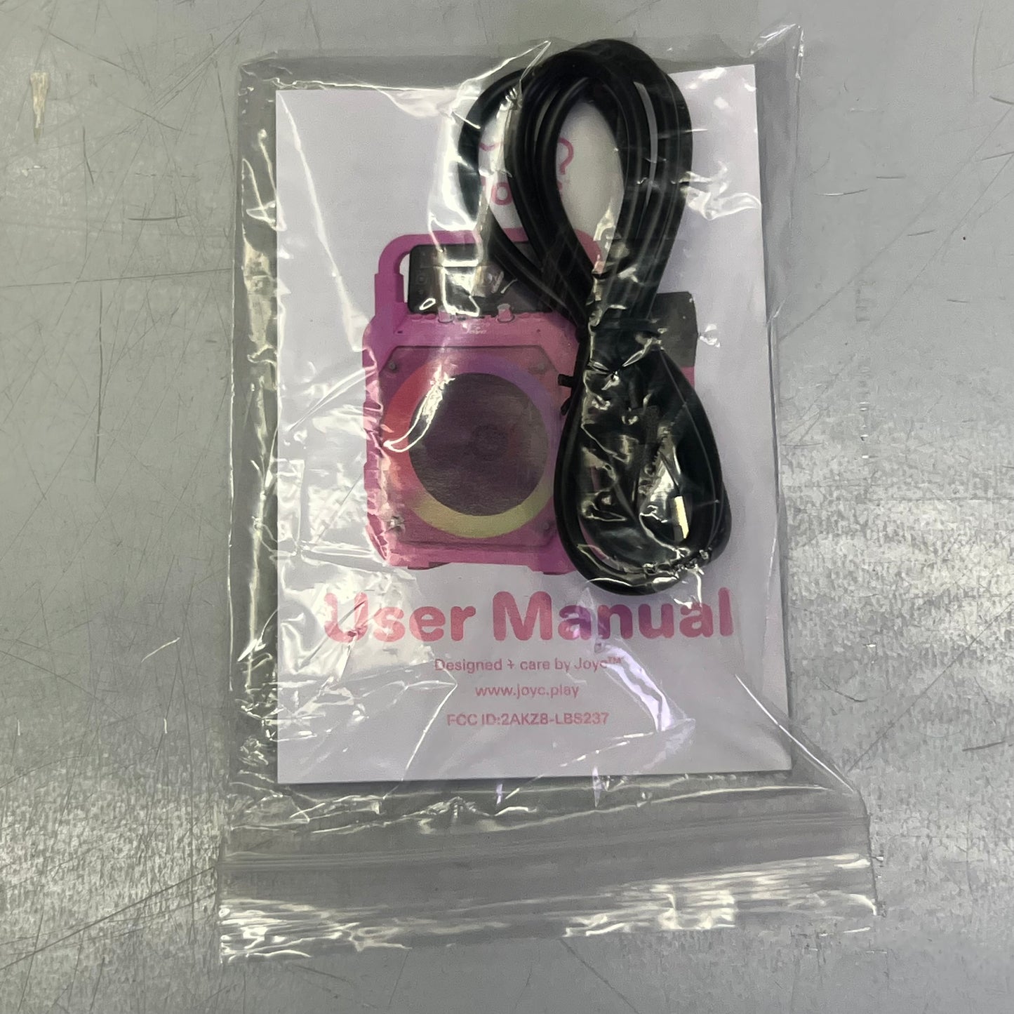 JOYC Mic Drop Karaoke Machine With 2 Wireless Mics & RGB Lights 2AKZ8-LBS237