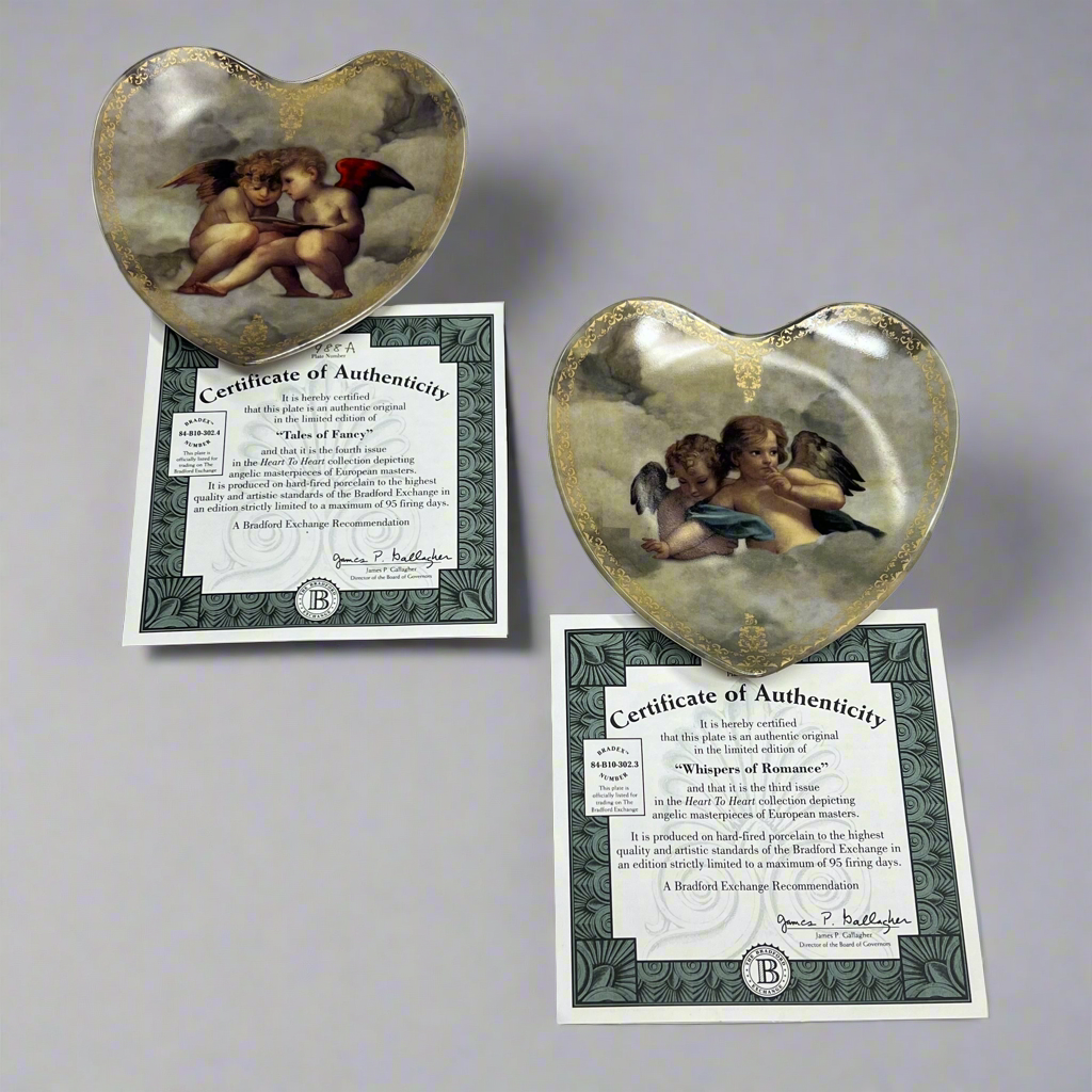 THE BRADFORD EXCHANGE (10 PACK) Collectable Plates By William Bouguereau