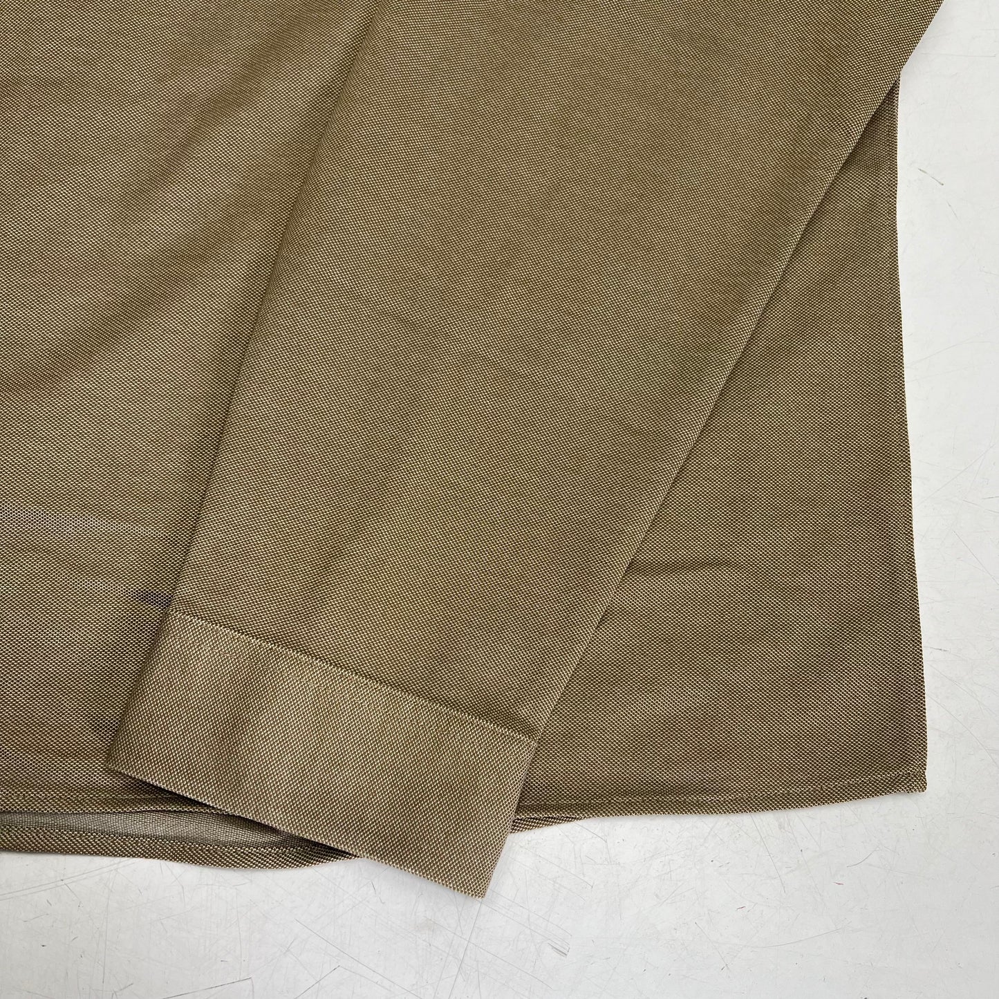 RW & CO Long Sleeve Piqué Knit Shirt Collared Men's Sz XXL Kangaroo 489093