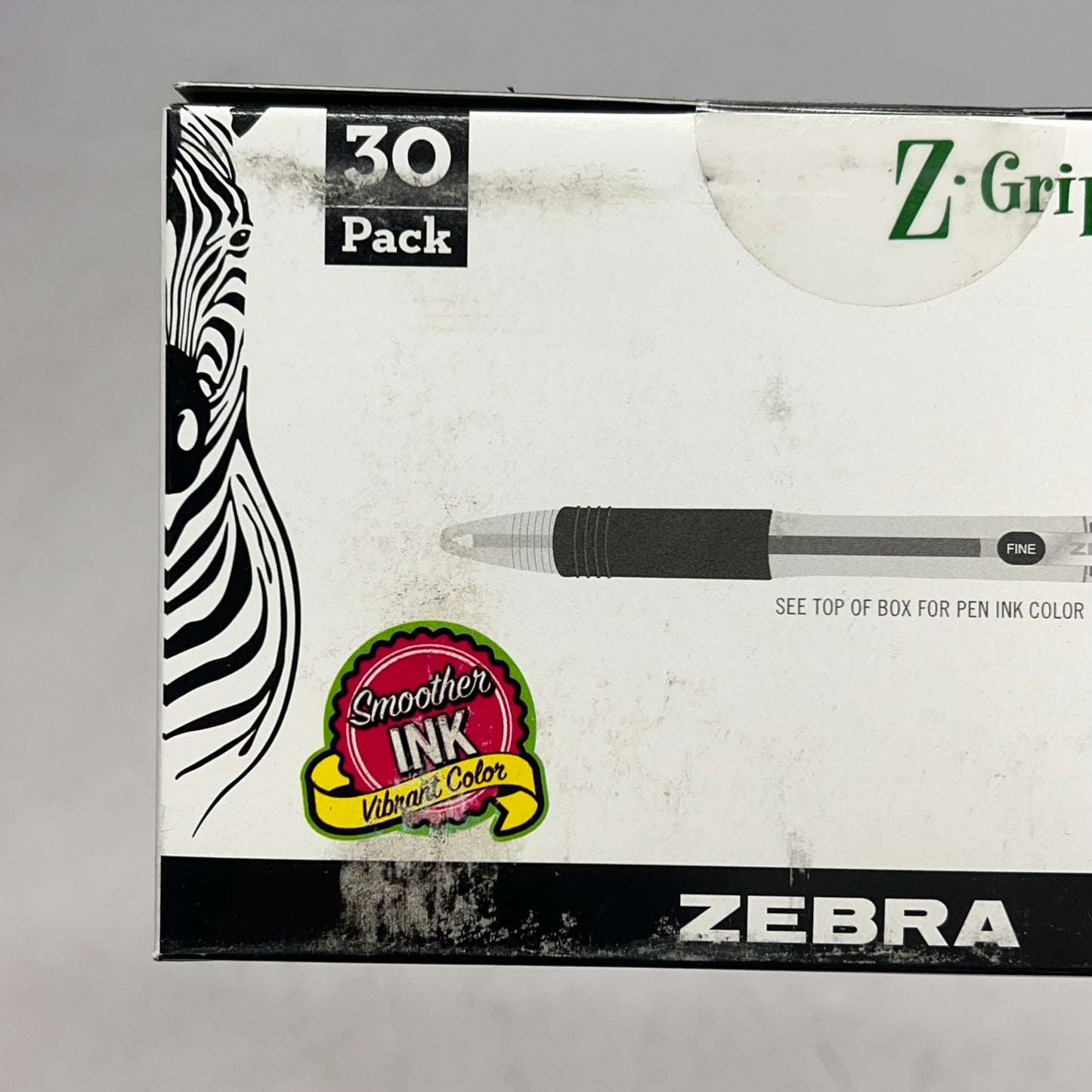 ZEBRA (30 PACK) Pen Z-grip Retractable Ballpoint Pen  0.7mm Black BX-25X30/0820
