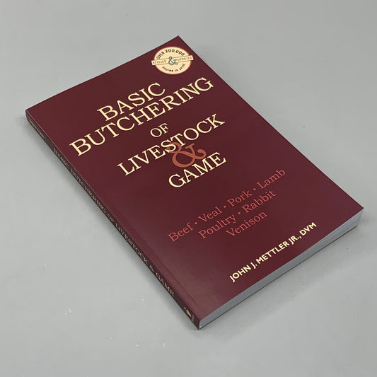 LEM Basic Butchering of Livestock & Game Book By John J. Mettler Jr 51695