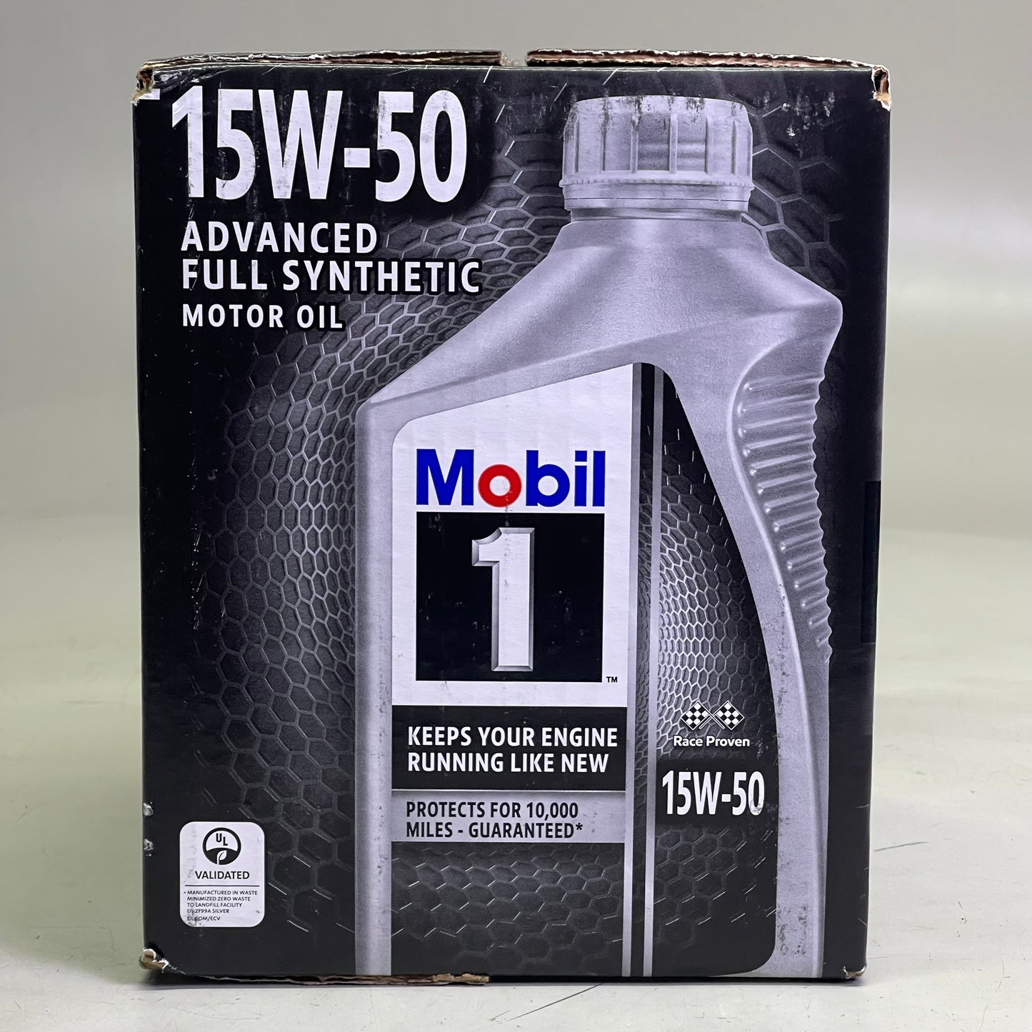 Z@ MOBIL 1 (6 PACK) Advanced Full Synthetic Motor Oil 946 mL 15W-50 New, Box Condition Varies