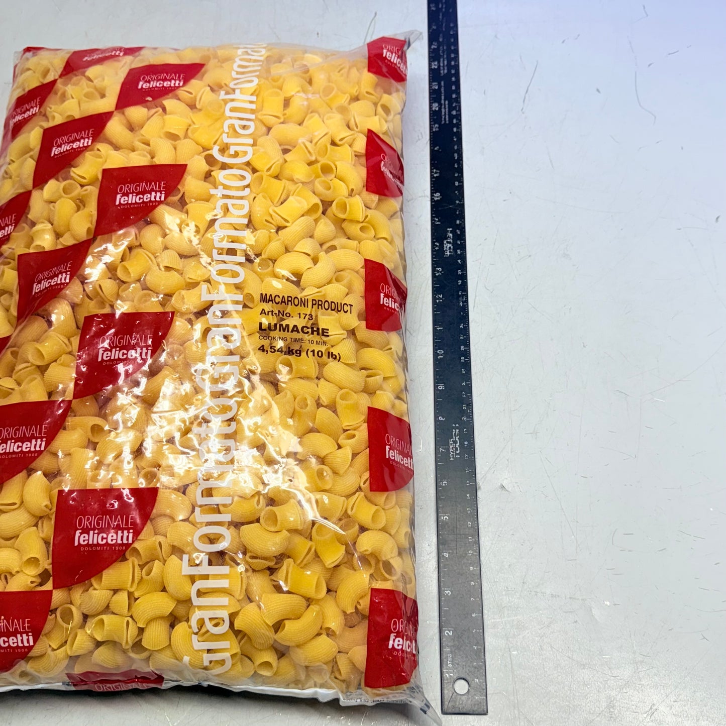 ORIGINALE FELICETTI Lumache Macaroni 10 lb ART-NO. 173 BB 07/28