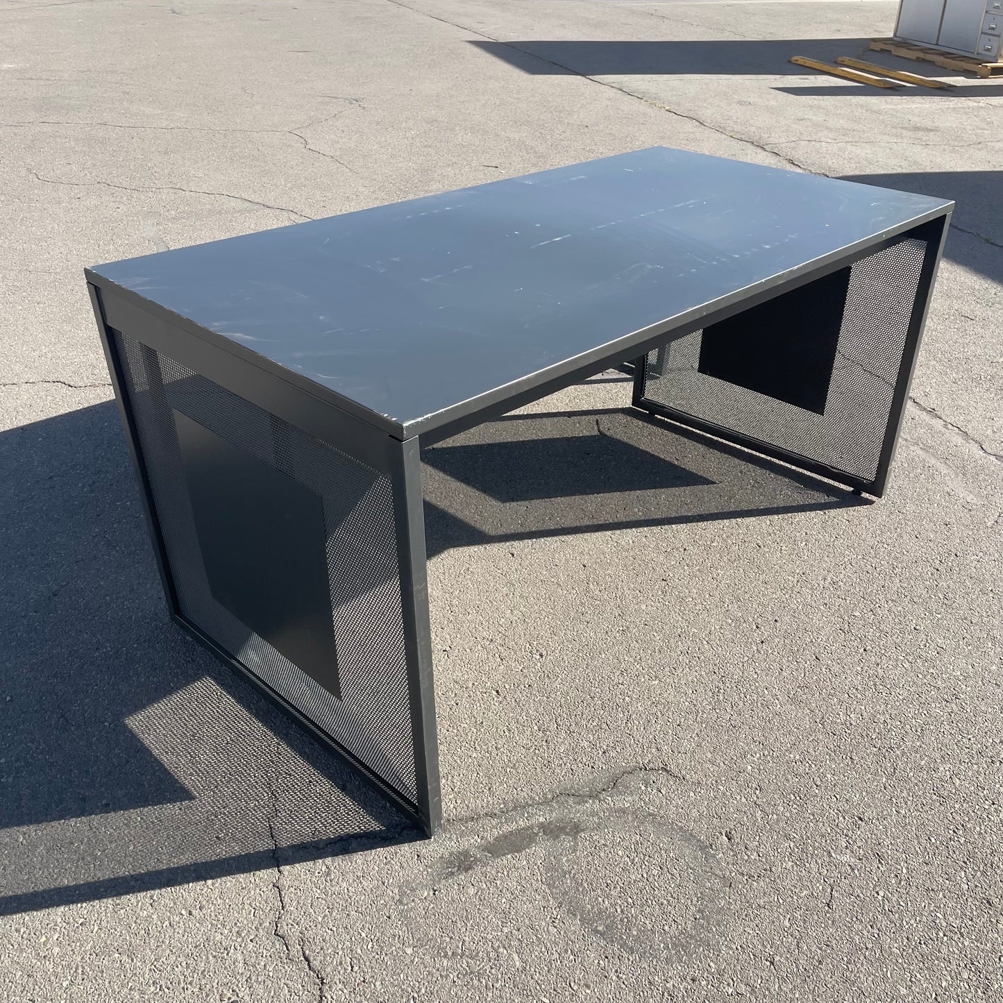 ZA@ UNBRANDED Roll Out Metal Shelving/Tables (AS-IS)