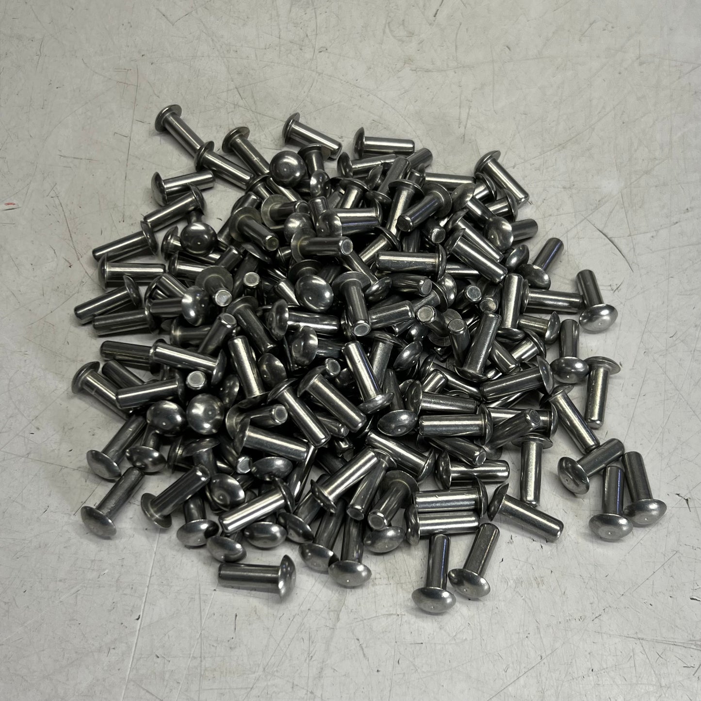 AURORA (268 Each) Univ Head Aluminum Rivet Sz 1/4" x 3/4", Grey RVT1-268
