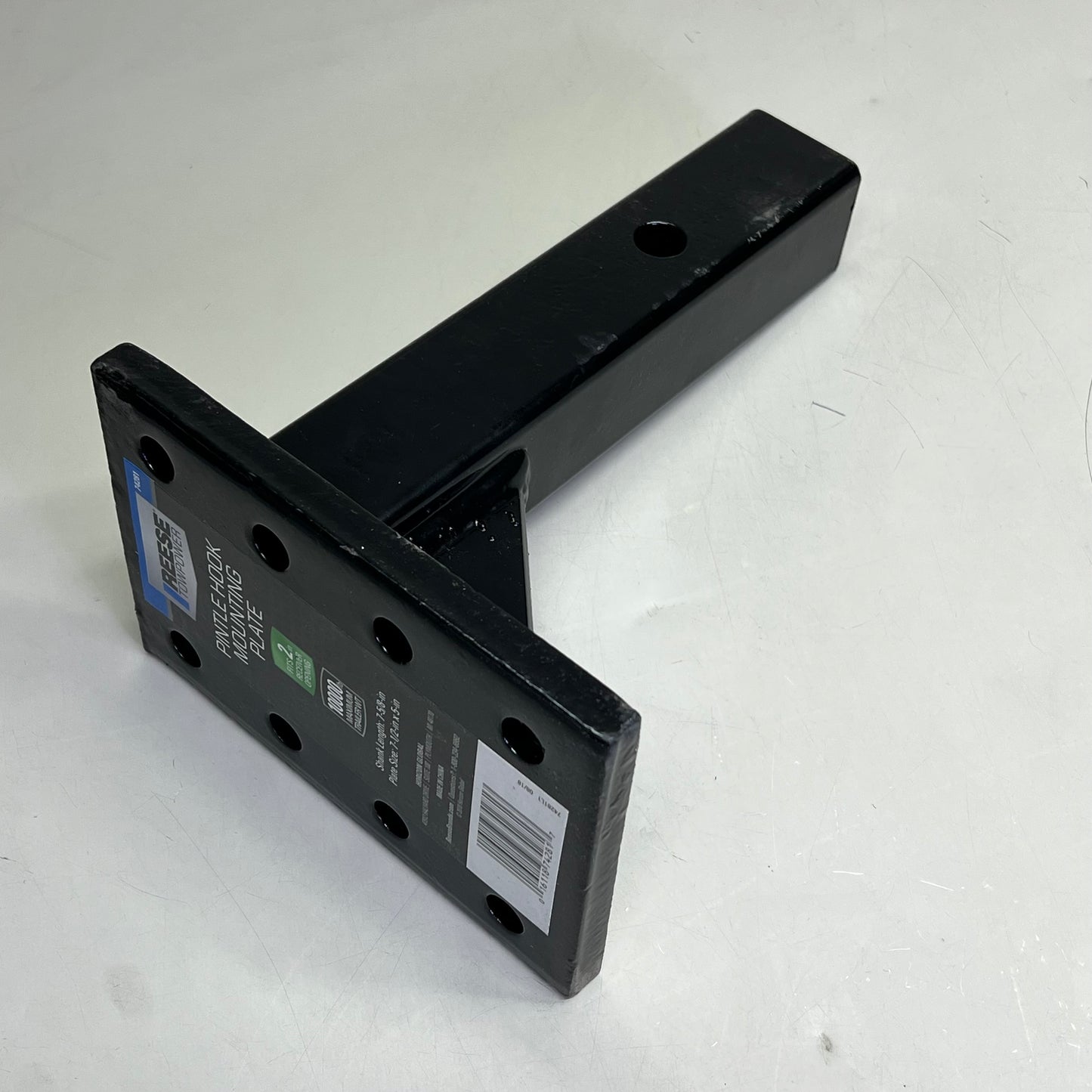 REESE TOWPOWER Pintle Hook Mounting Plate 10,000 Lbs Cap Fits 2"Recivers 74281