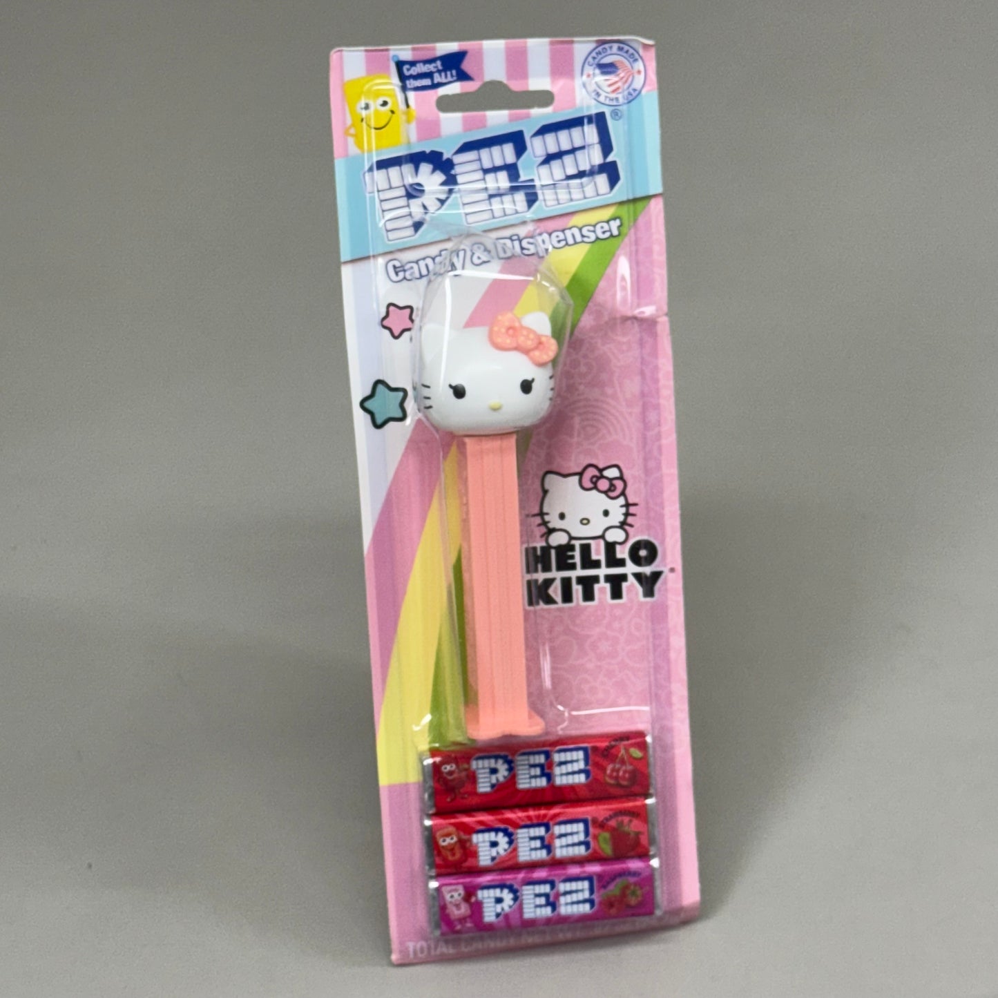 ZA@ PEZ (6 PACK) Assorted Hello Kitty Candy Dispenser 3 Refill Rolls Per Package BB 01/29 039050 As-is