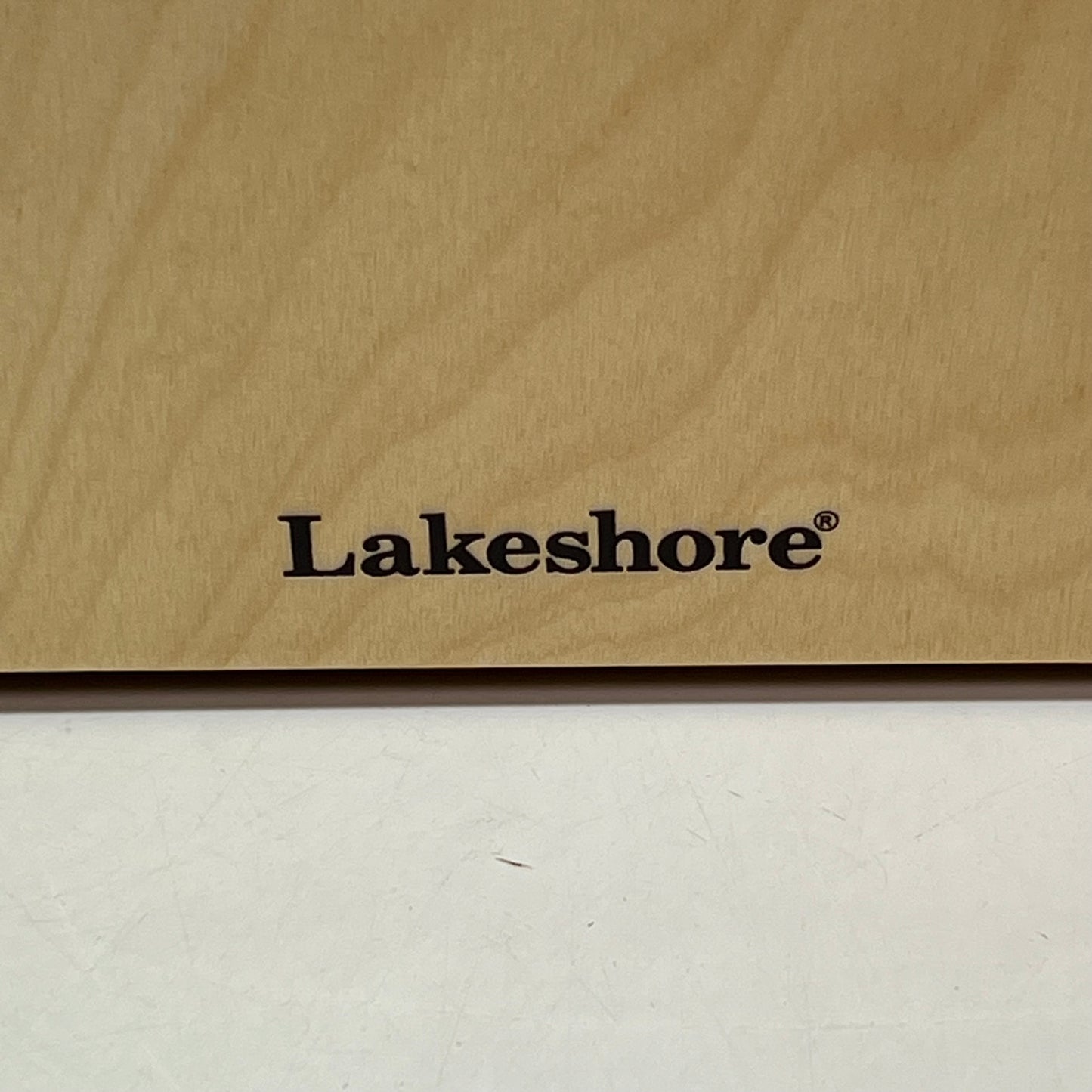 LAKESHORE No-Slip Classroom Step Stool Sturdy Birch 27"w x 12"d x 6"h JJ424