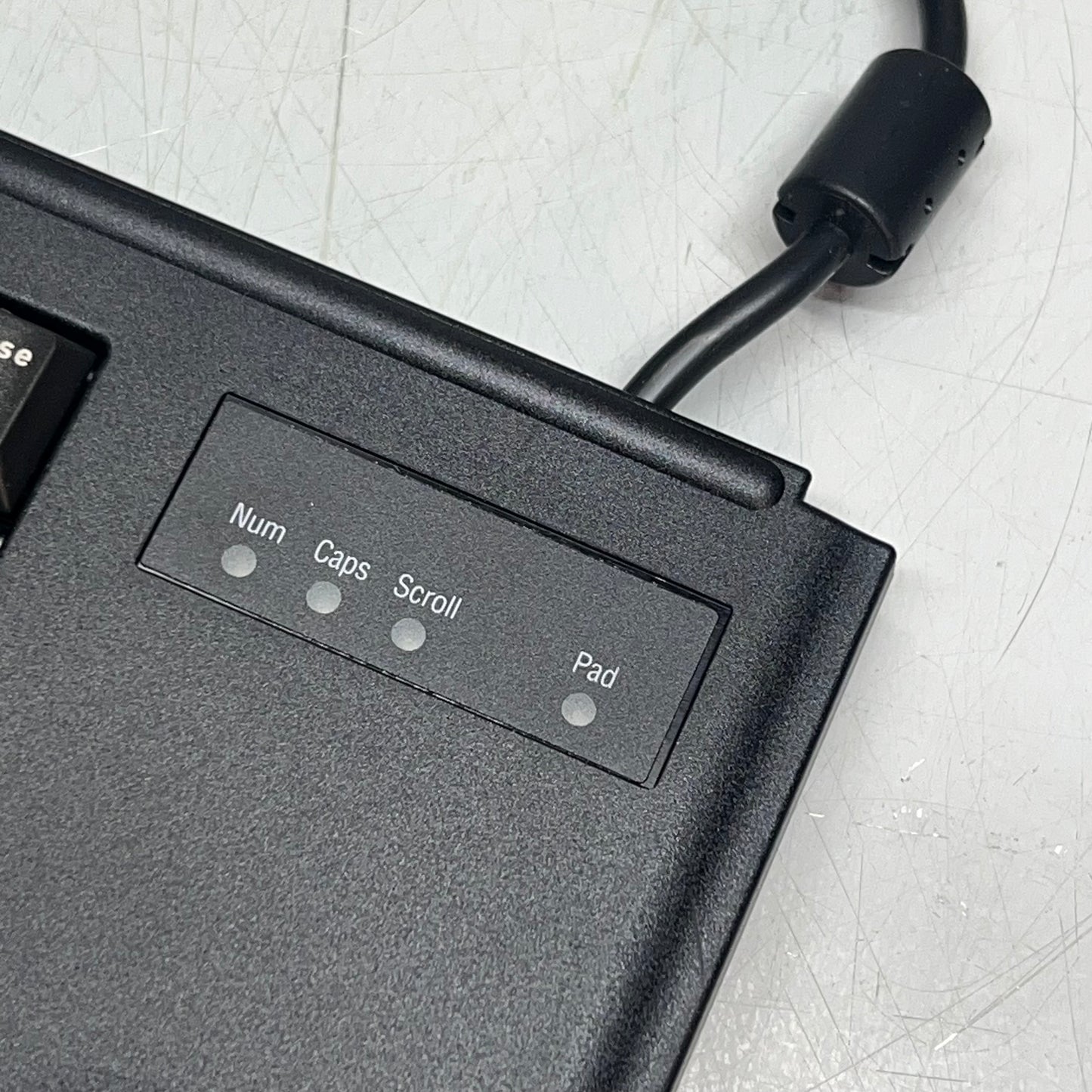 CHERRY Compact Keyboard W/ Trackball & Mouse Buttons 83 Key  Black G84-4400