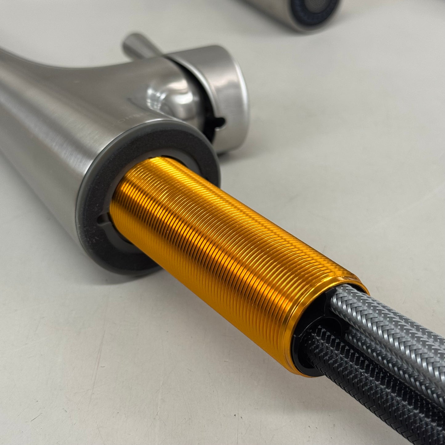 KOHLER Tempered Pulldown Kitchen Faucet Vibrant Stainless Steel 24661-VS