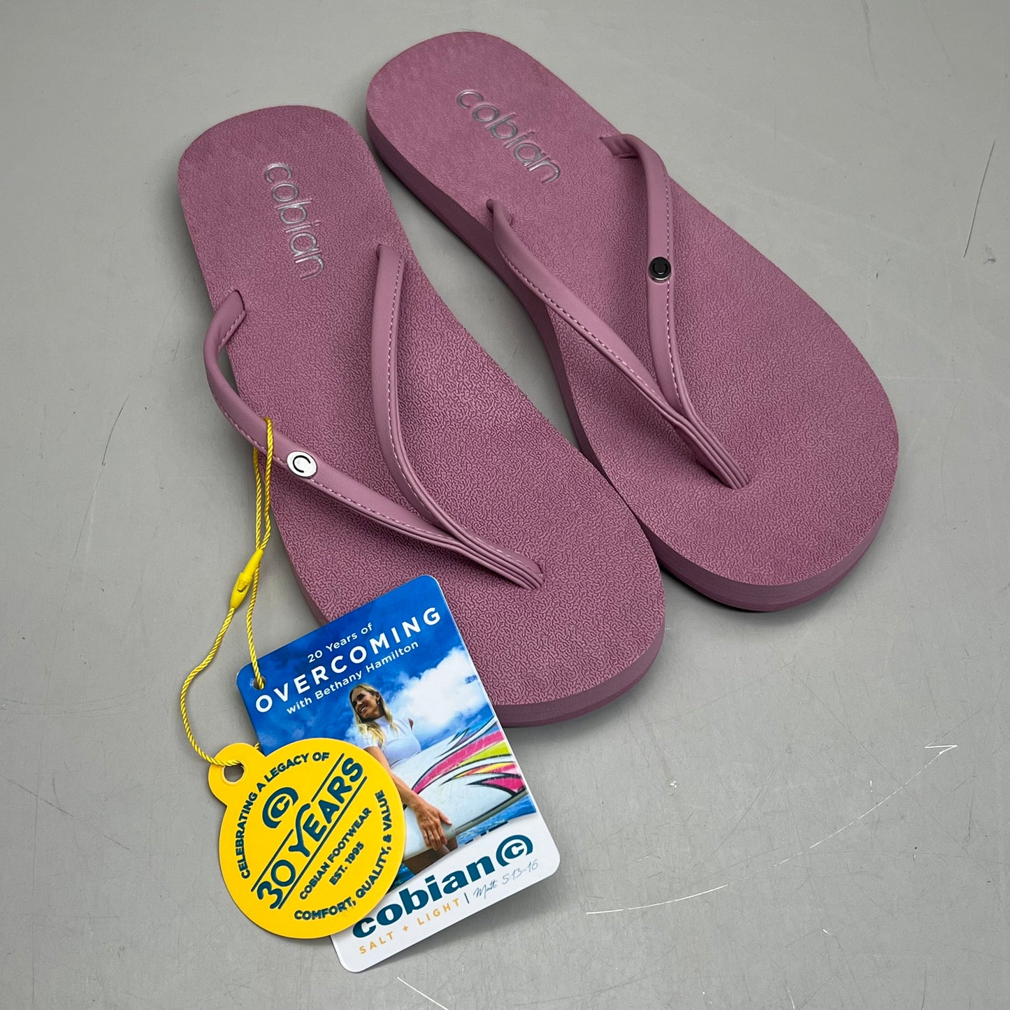 COBIAN Nia's Bounce 2 Sandals Women's Sz 8, EU 38.5 Mauve NIA25-003-8