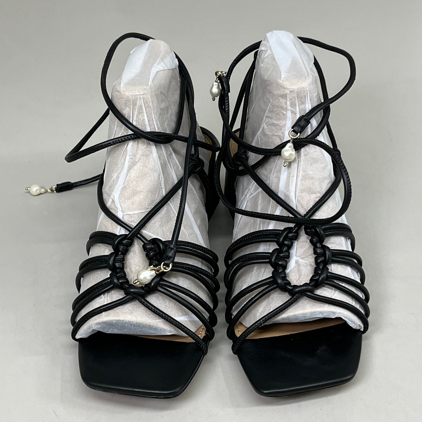 SAM EDELMAN Women's Westley Sandal Black Nappa Size 7 1/2