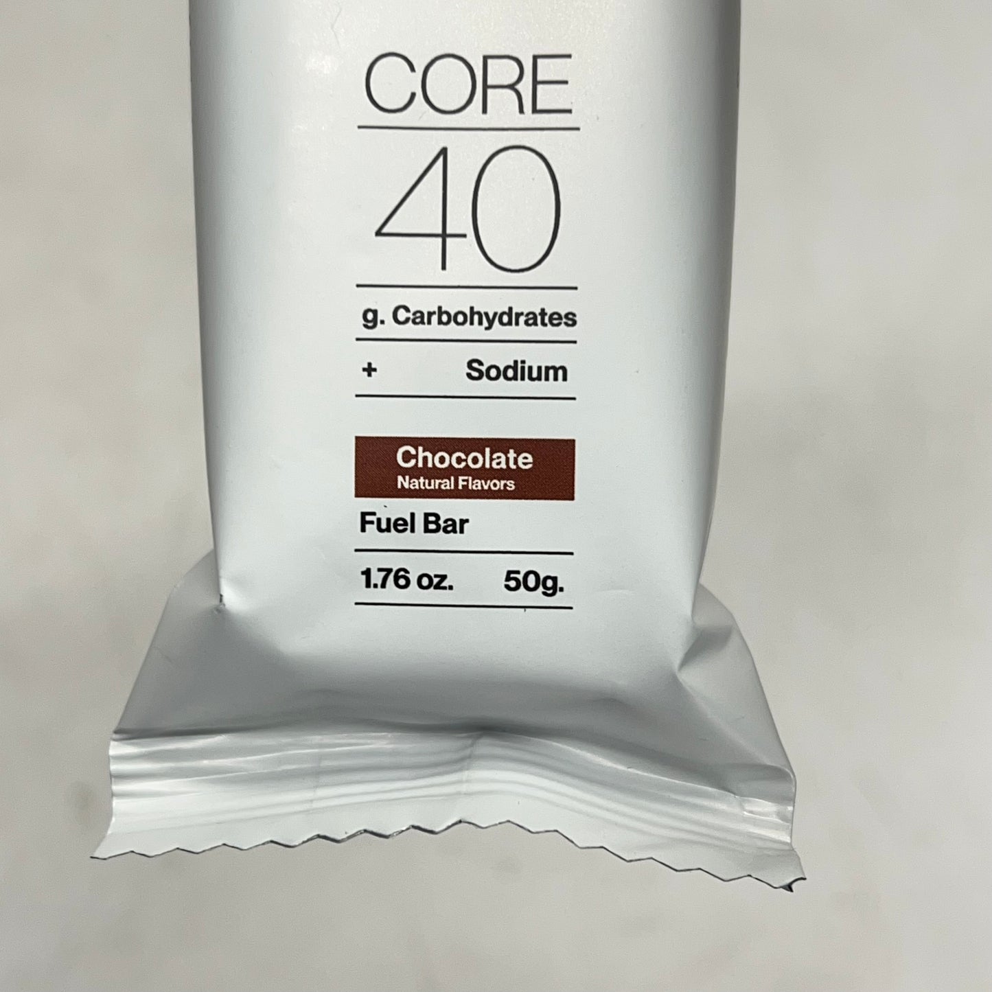 CANDENCE  (12 PACK) Core 40 Fuel Snack Bar Chocolate Flavor  1.76 oz BB 07/26