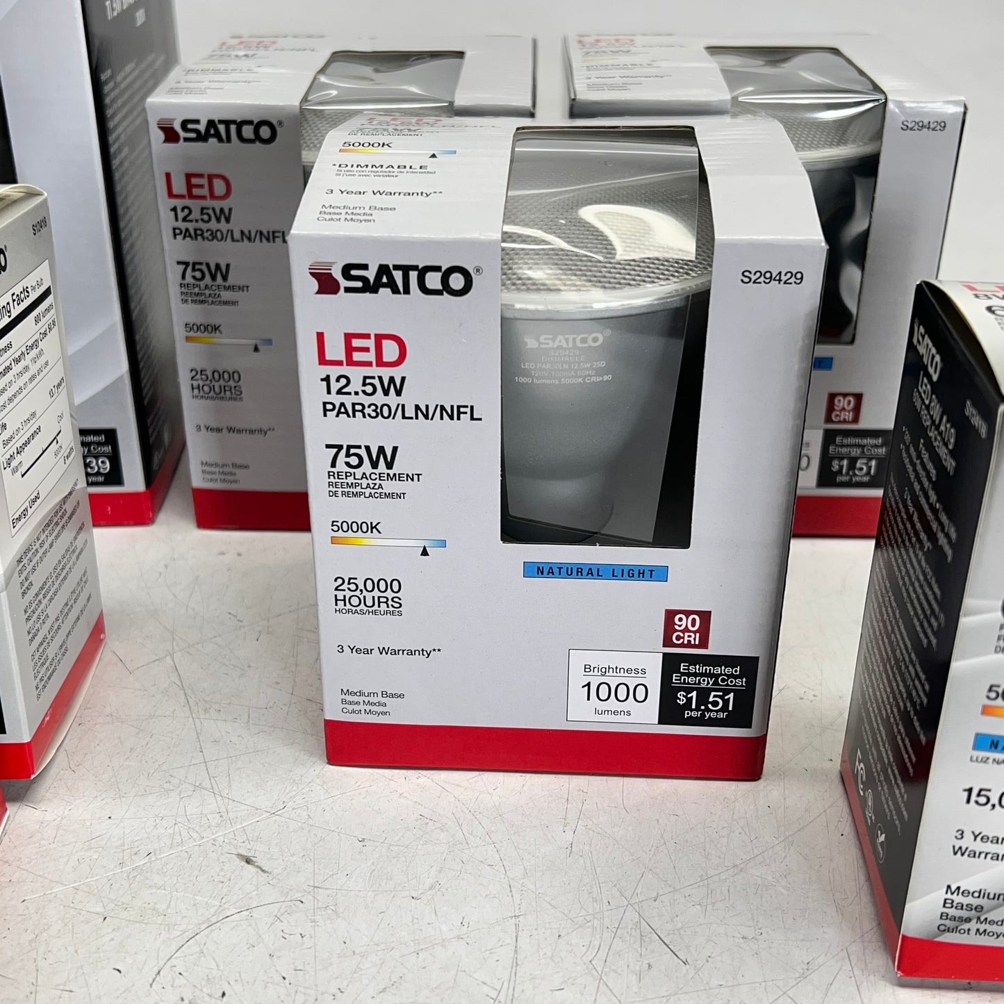ZA@ SATCO (10 PACK) Lot Of Assorted Light Bulbs
