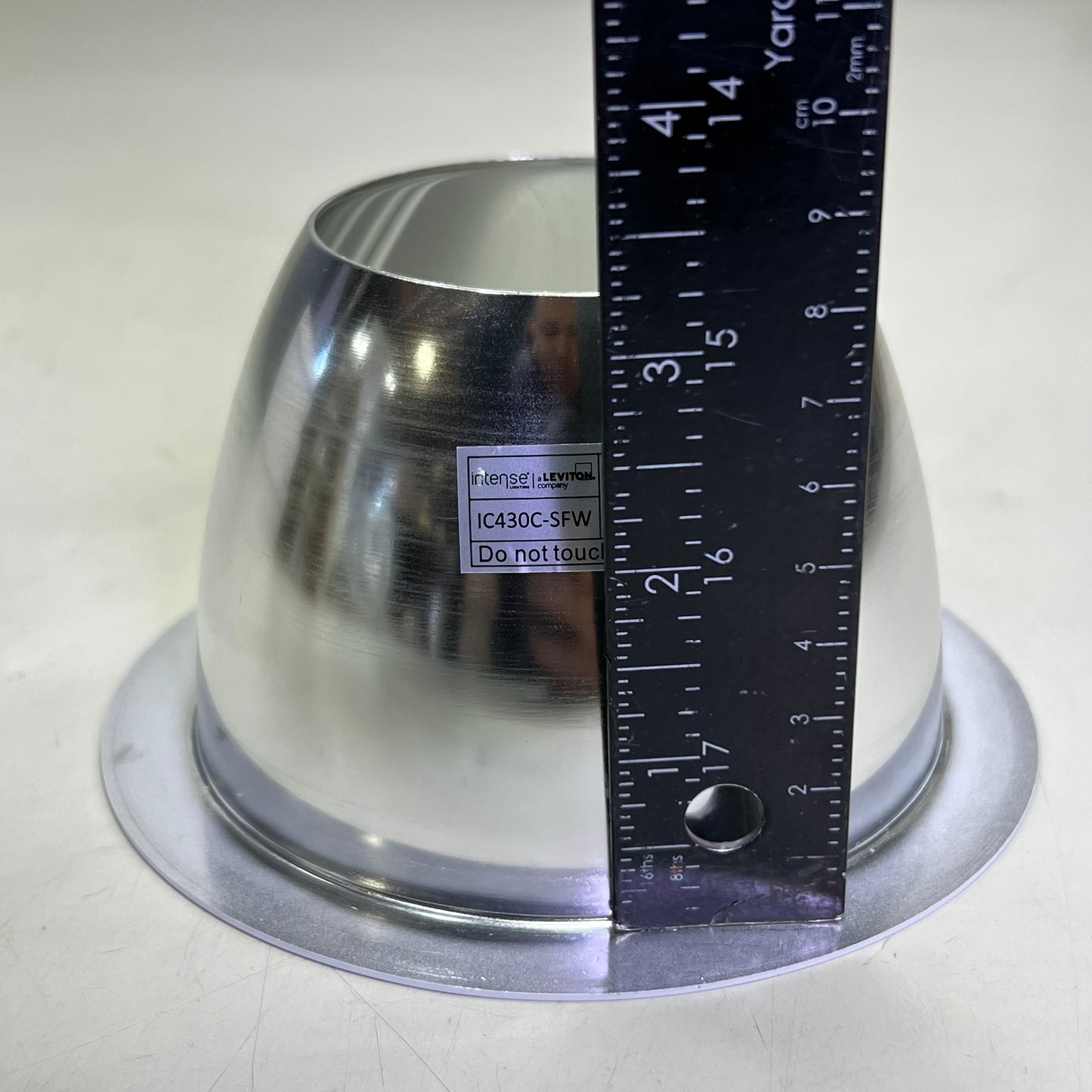 LEVITON (6 PACK) SS LED Downlight Sz 2.7" D x 3.2" H, Chrome IC430C-SFW