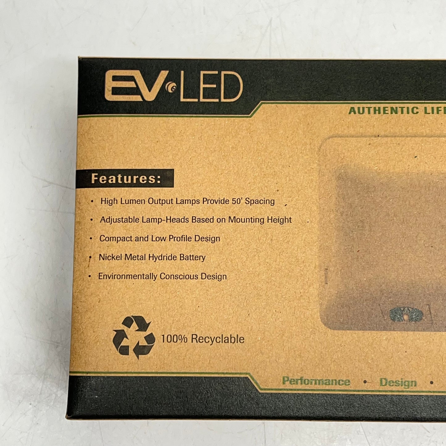 HUBBELL Dual Lite Led Emergency Light LED NiMH 2W LED Heads White EV4DI-02WAL