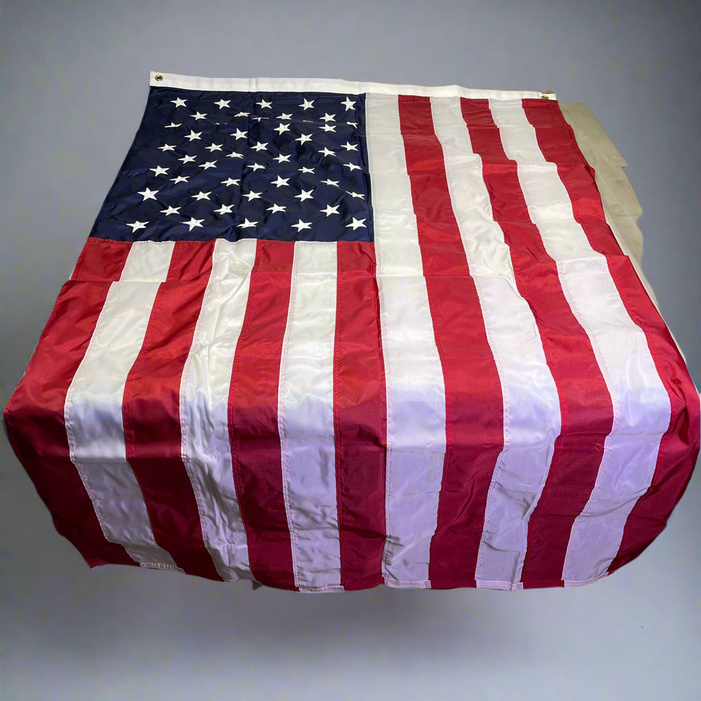 ANNIN American Flag USA Made Nylon UV Resistant 4'x 6' Red, White & Blue 3JN77