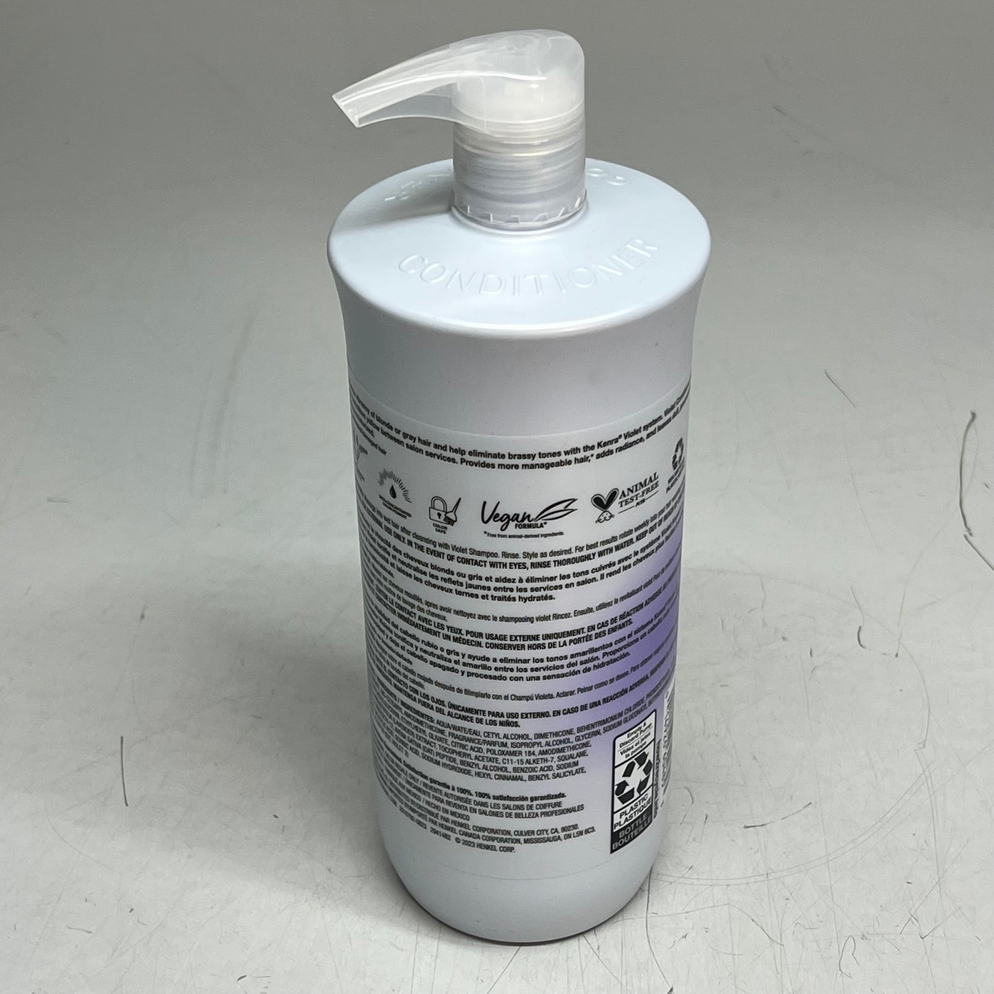 KENRA Violet Conditioner For Enhancing Blonde Vibrancy Eliminating Brass 33.8oz