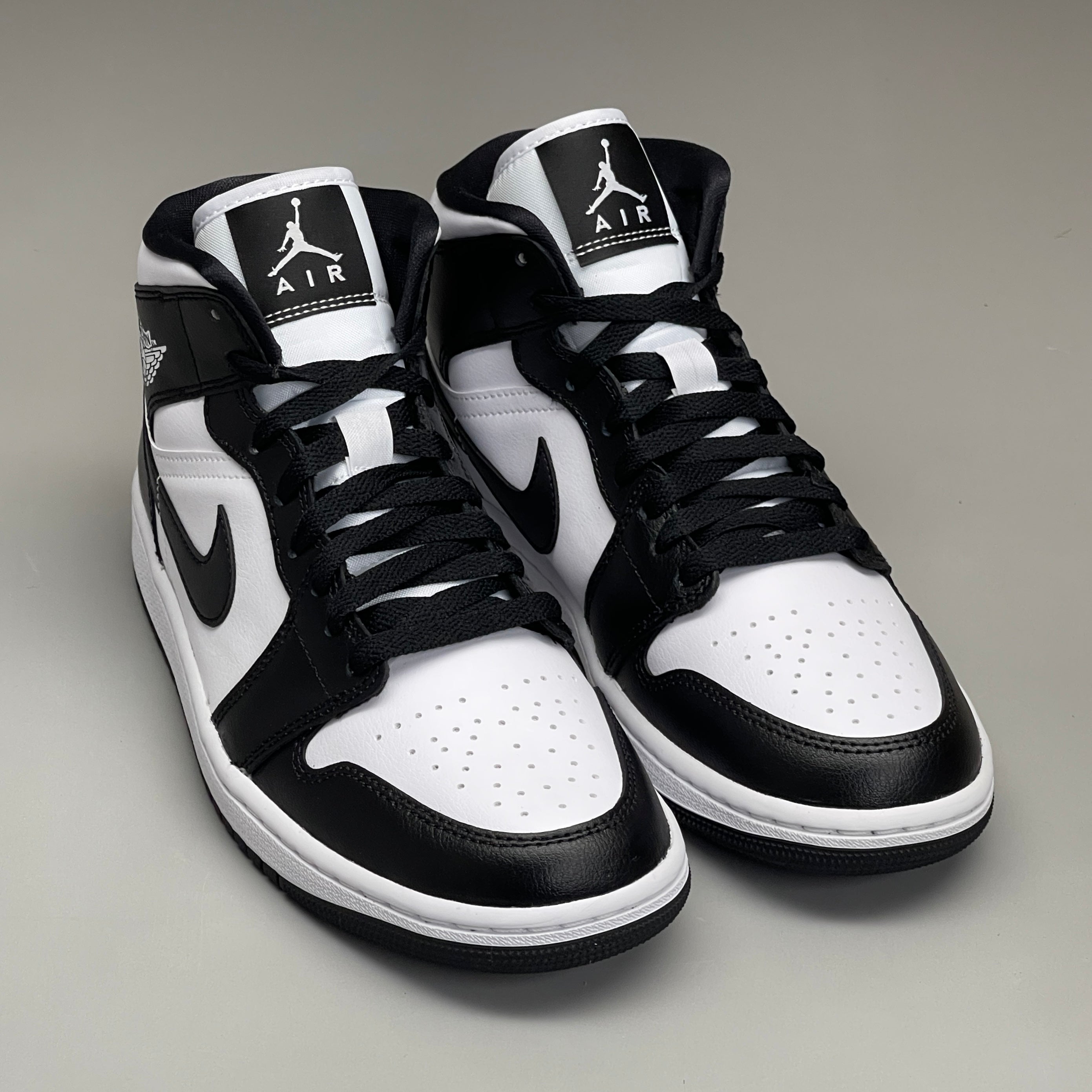 NIKE AIR JORDAN 1 Mid Panda Women s Sz 10 Black White DV0991 101 Ne PayWut