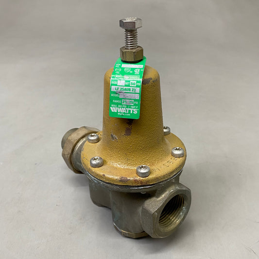 WATTS Water Pressure Reducing Valve 6"x3"x6" Stainless Steel LF25AUB-Z3 Scratched