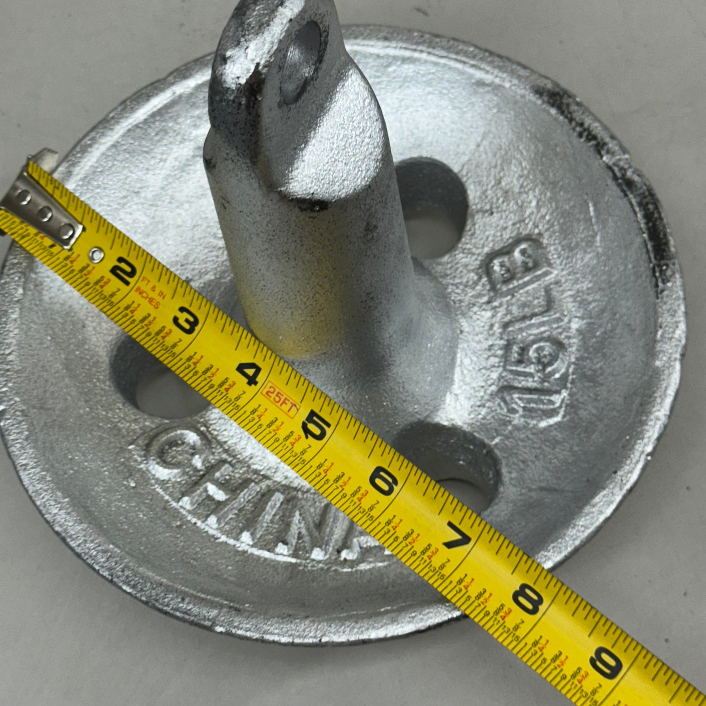 ATTWOOD Aluminum-Plated Cast Iron Steel Mushroom Anchor 15lbs Silver