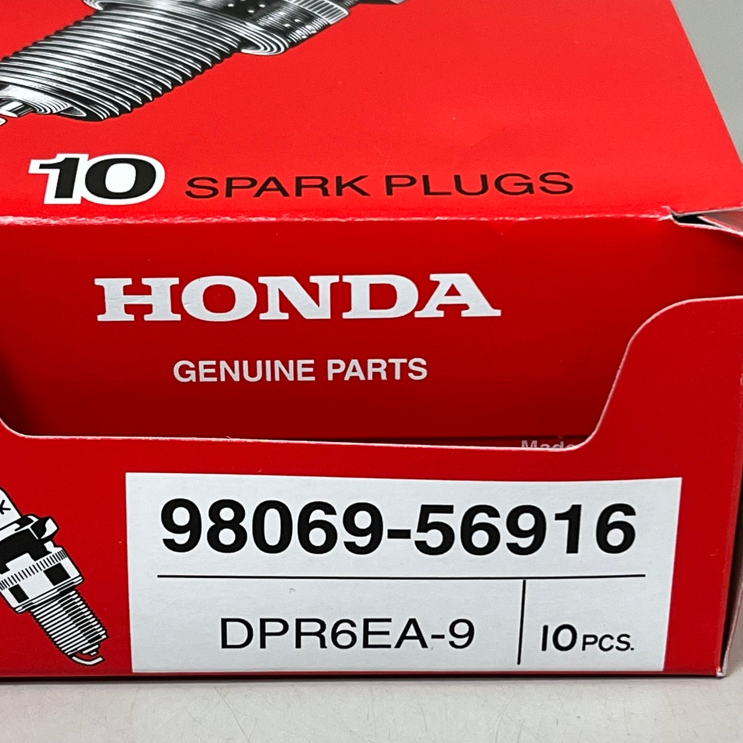 HONDA Spark Plug (10 PACK) OEM 98069-56916 For Motorcycles