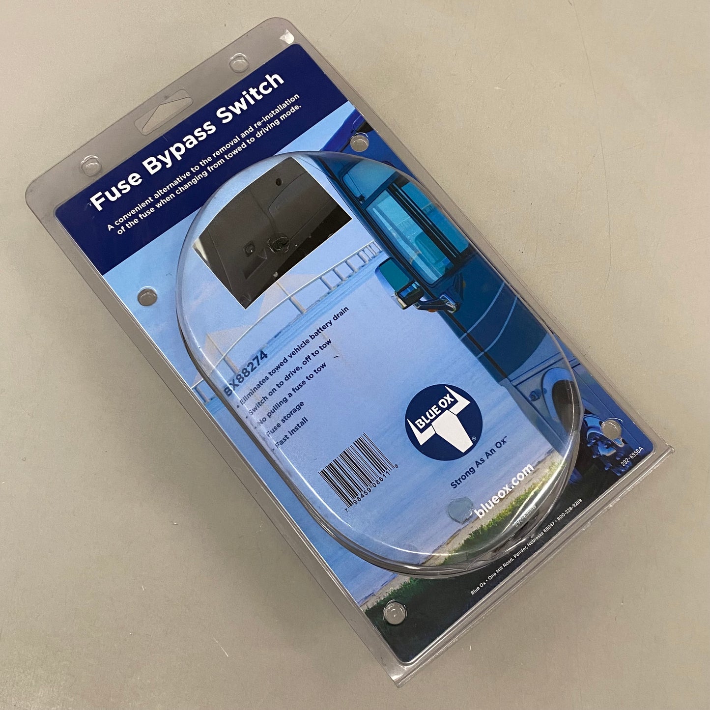 BLUE OX High Current Fuse ByPass Switch For Buick,Chevy & GMC Black BX88274