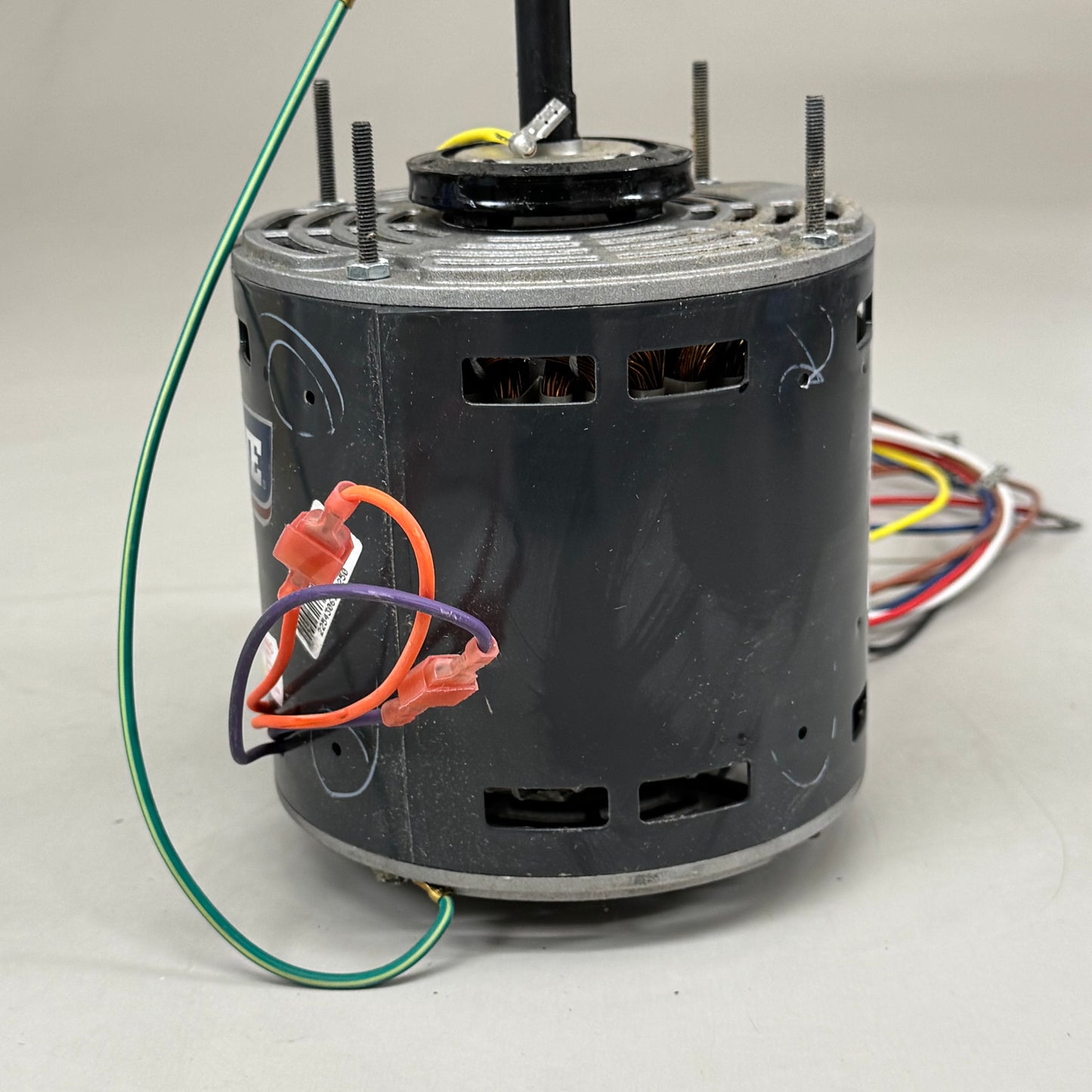 RESCUE EMERSON Motor DD 48frame 1/2-1/6HP For HVAC 1/2"x5" Blue 5460